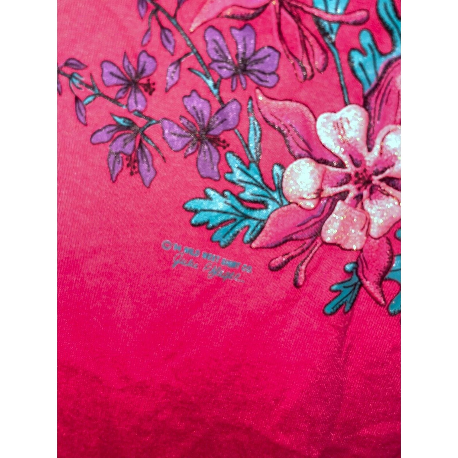 Jerzees Vintage Nevada Shirt Tee Pink Flower Jerzees Graphic 90s M Size US M / EU 48-50 / 2 - 6 Thumbnail