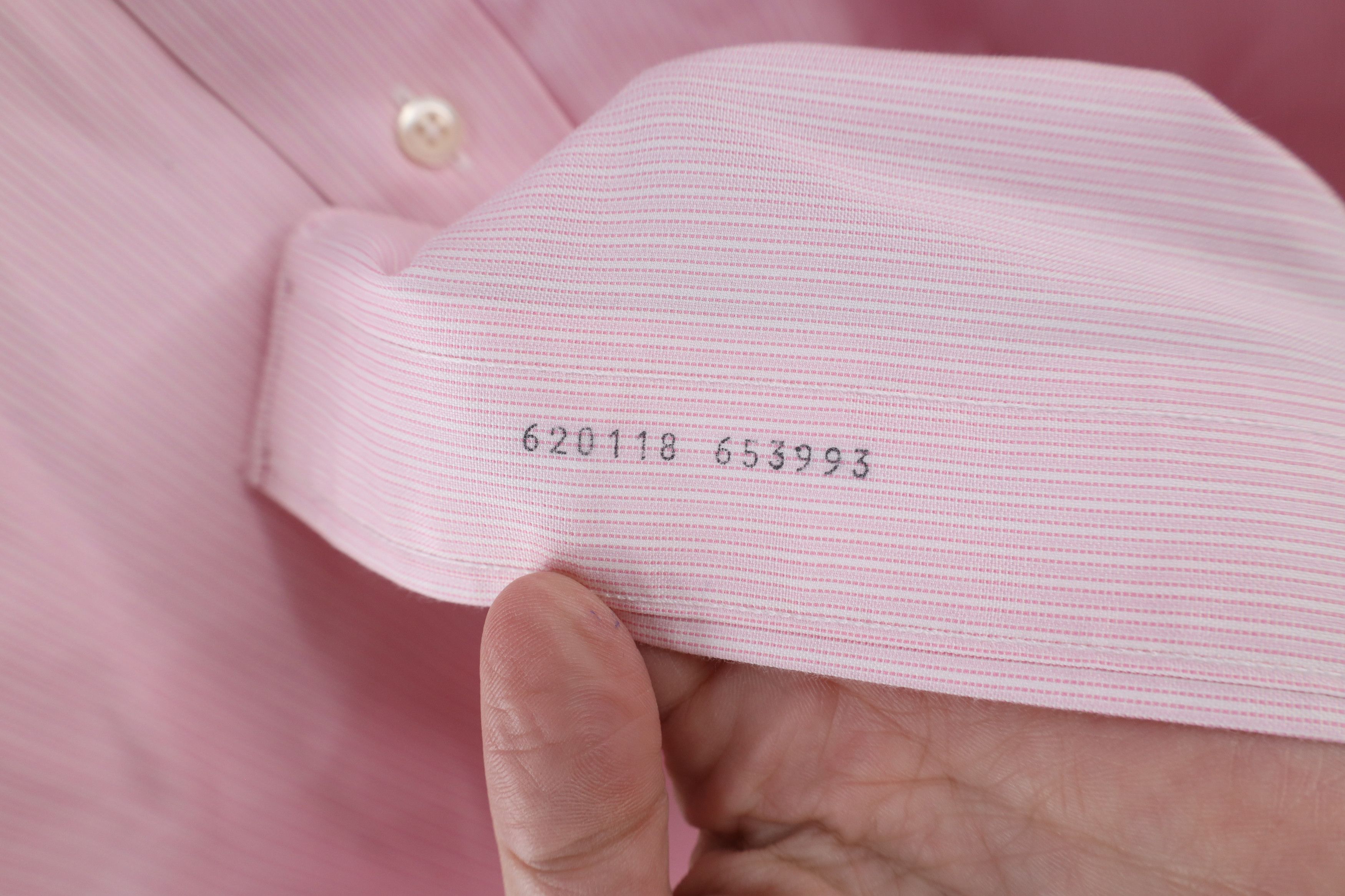 Brooks Brothers × Vintage Vintage 90s Brooks Brothers Collared Button Shirt Pink Size US L / EU 52-54 / 3 - 5 Thumbnail