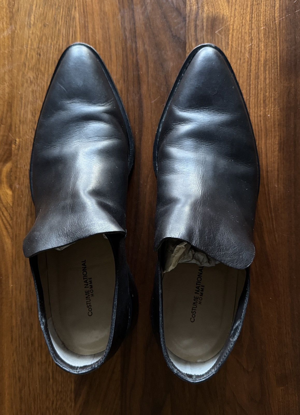 Costume National Costume National Black Leather Shoes Size US 9 / EU 42 - 4 Thumbnail