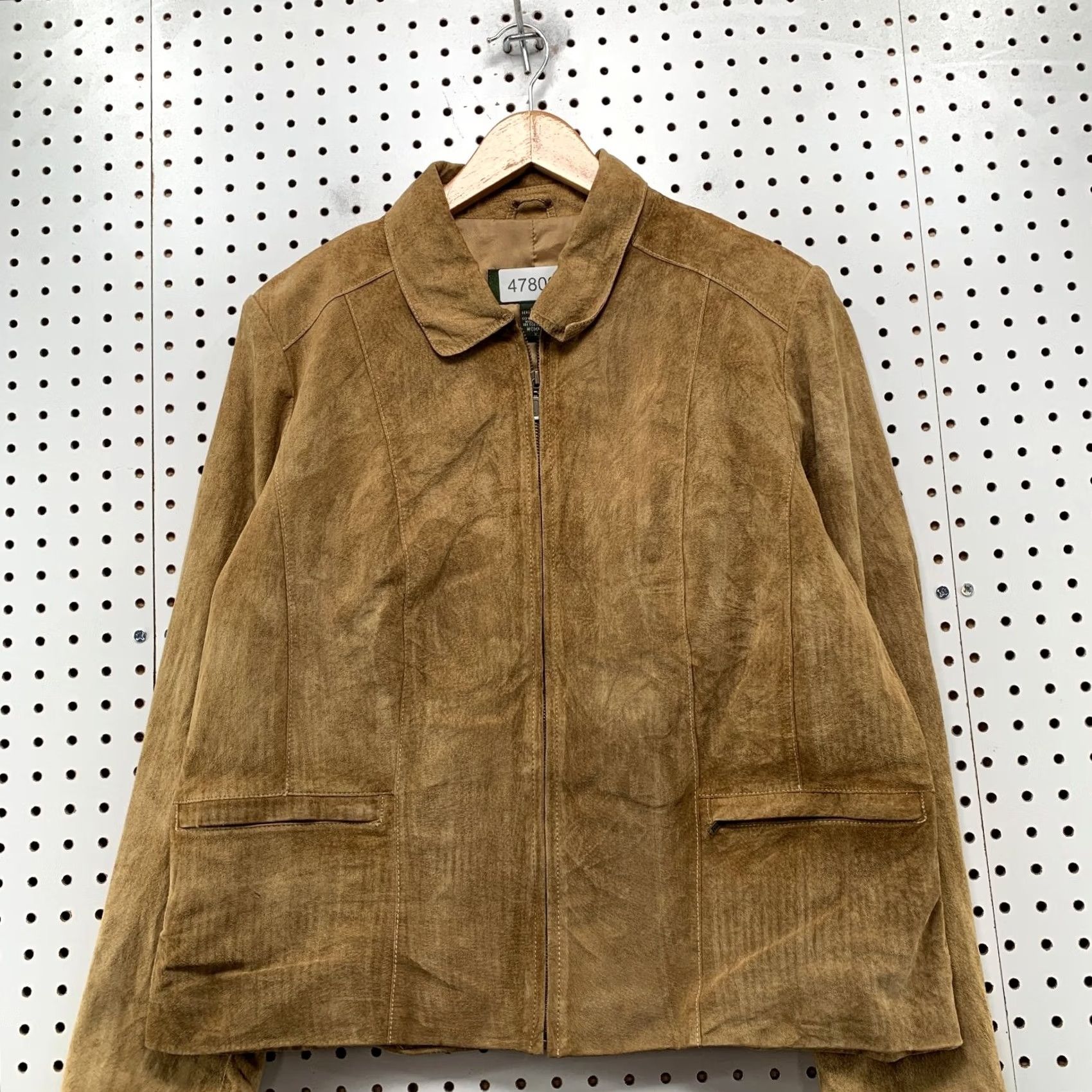 Eddie Bauer Eddie Bauer Suede Jacket Womens XL Brown Western Cowgirl Genuine Leather Bomber Jacket Size XL / US 12-14 / IT 48-50 - 4 Thumbnail