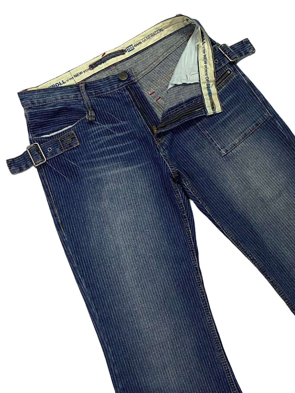 PPFM PPFM 20Th Anniversary Stripes Bondage Pant Flare Jeans Size US 32 / EU 48 - 15 Thumbnail