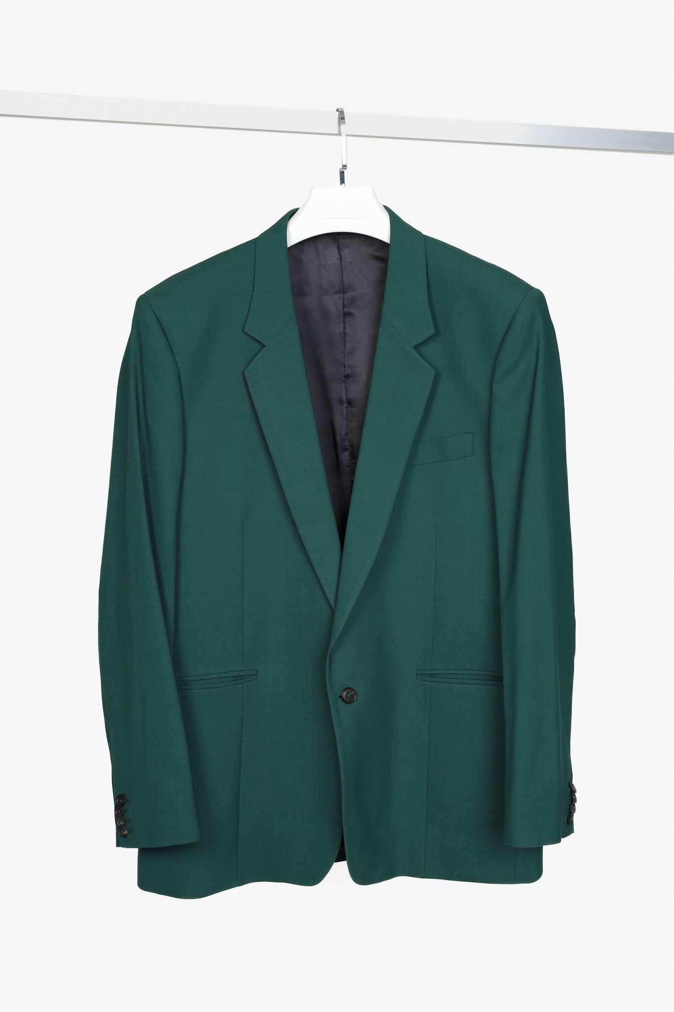 Paul Smith Paul Smith Green Suiting Blazer Jacket Double Vent Size 54L - 1 Thumbnail