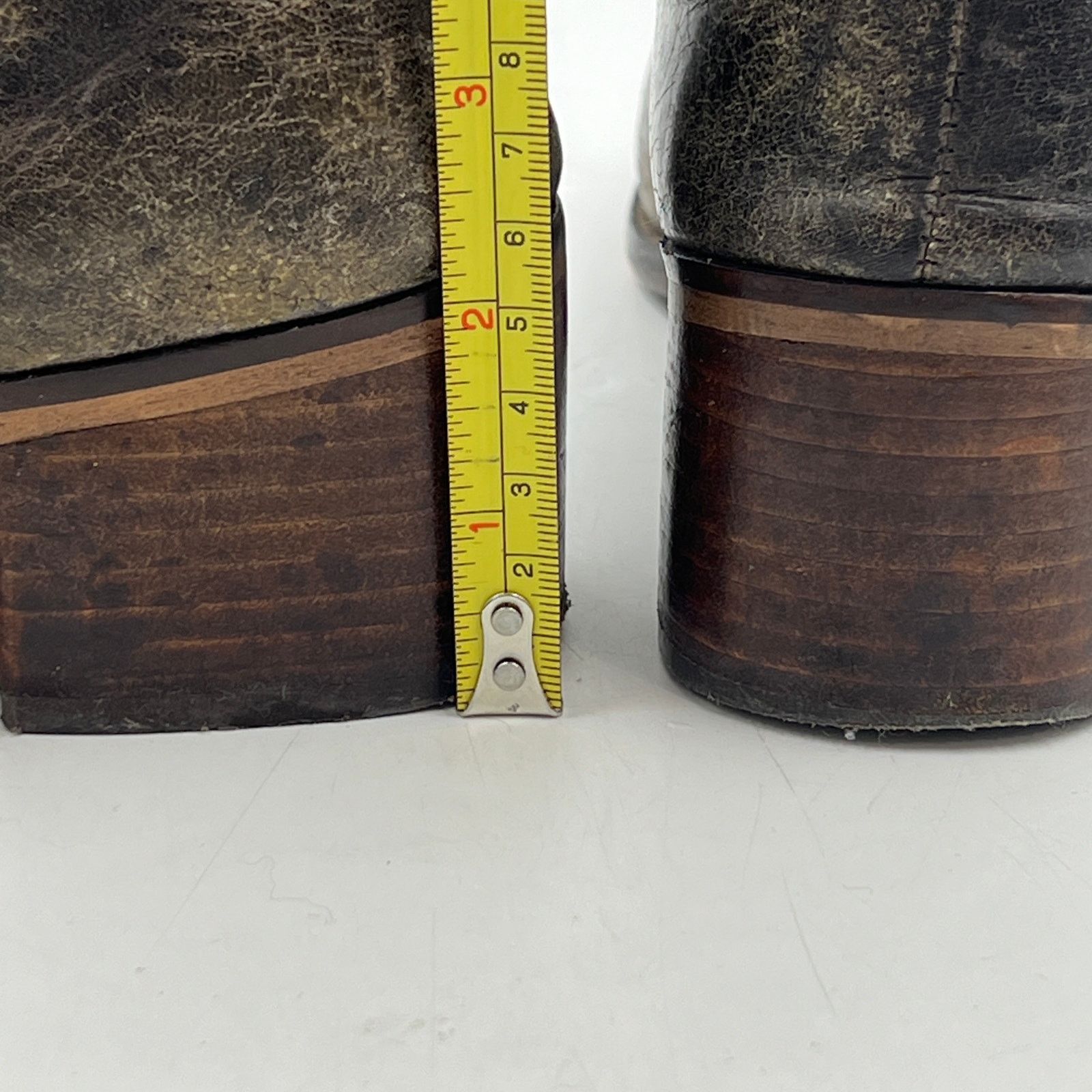 Diba True Diba West Haven Distressed Leather Boots Brown Size US 9.5 / IT 39.5 - 9 Thumbnail
