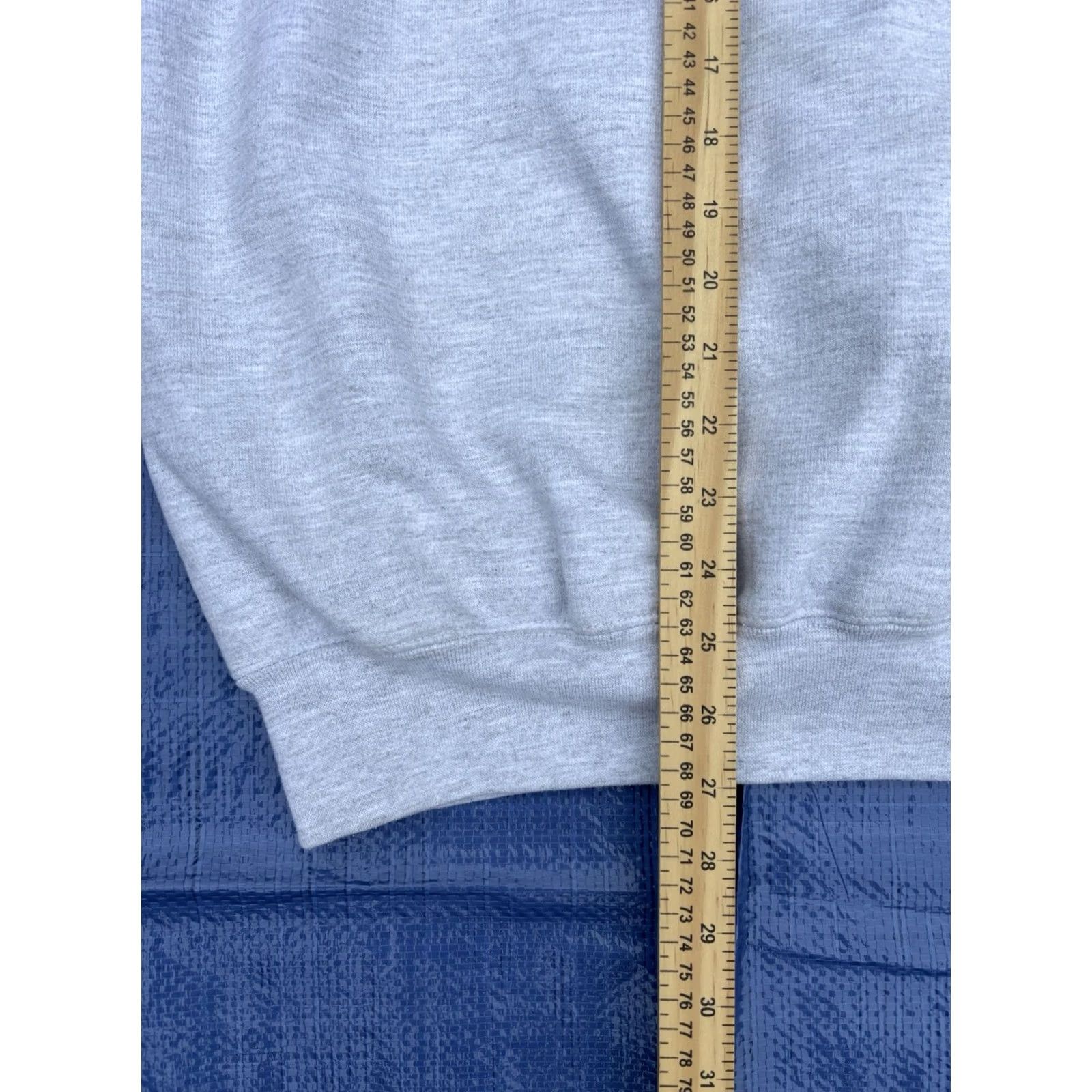 Carhartt VINTAGE Carhartt Sweatshirt 2XL Gray Thermal Lined Heavyweight Crewneck K130 ASH Mens Sweatshirt Size US XXL / EU 58 / 5 - 3 Thumbnail
