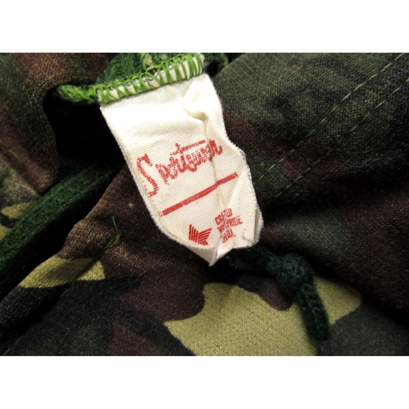 Vintage VINTAGE Sportswear Jacket Men L Green Camouflage Hooded Lightweight USA Made 90s Mens Size US L / EU 52-54 / 3 - 7 Thumbnail
