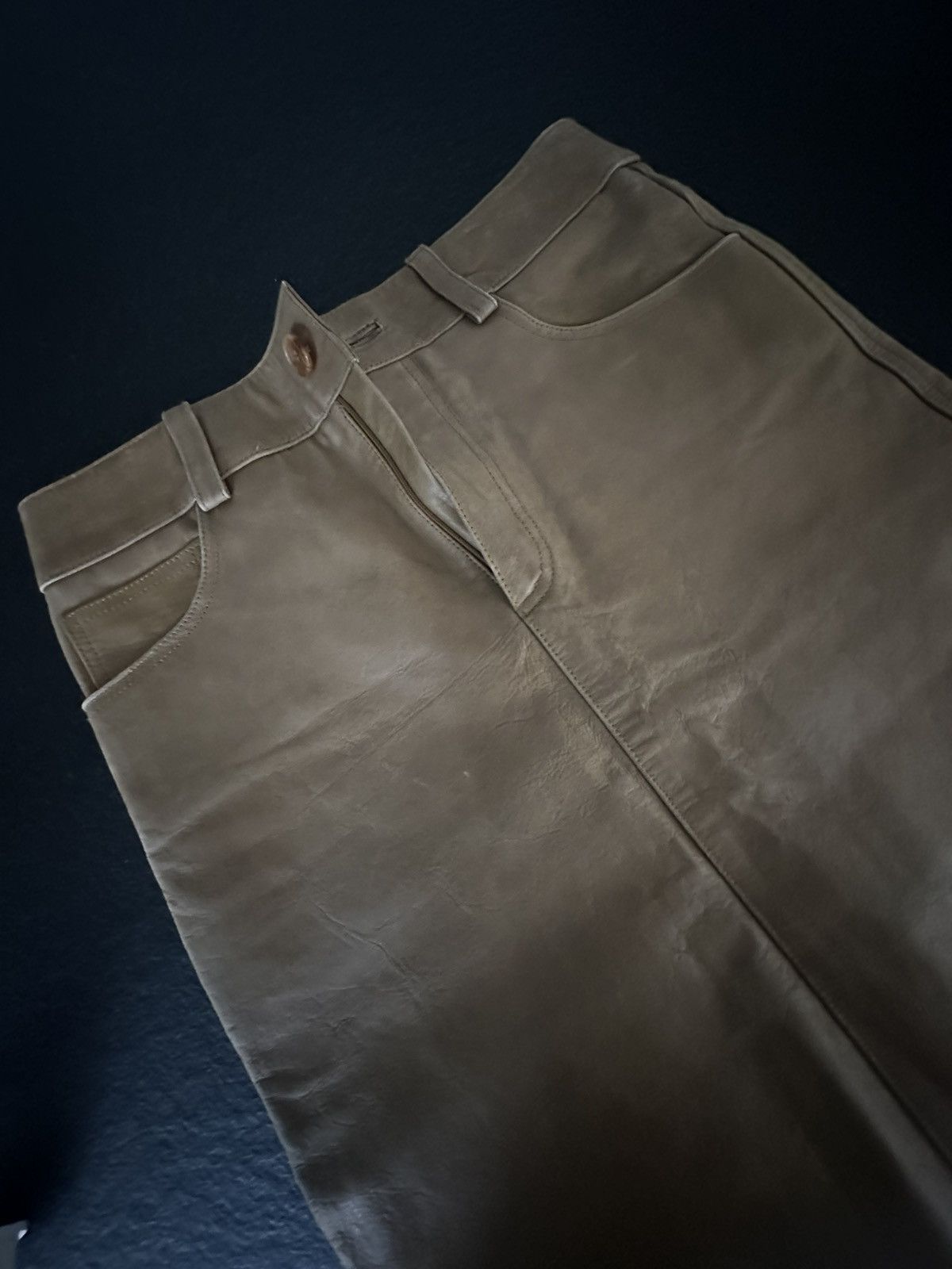 Mexx Mexx Leather skirt Size 30" / US 8 / IT 44 - 4 Thumbnail