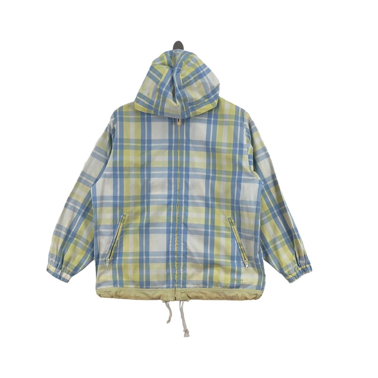 Ellesse Vintage ELLESSE Check Tartan Hooded Bomber Jacket Size M / US 6-8 / IT 42-44 - 1 Thumbnail