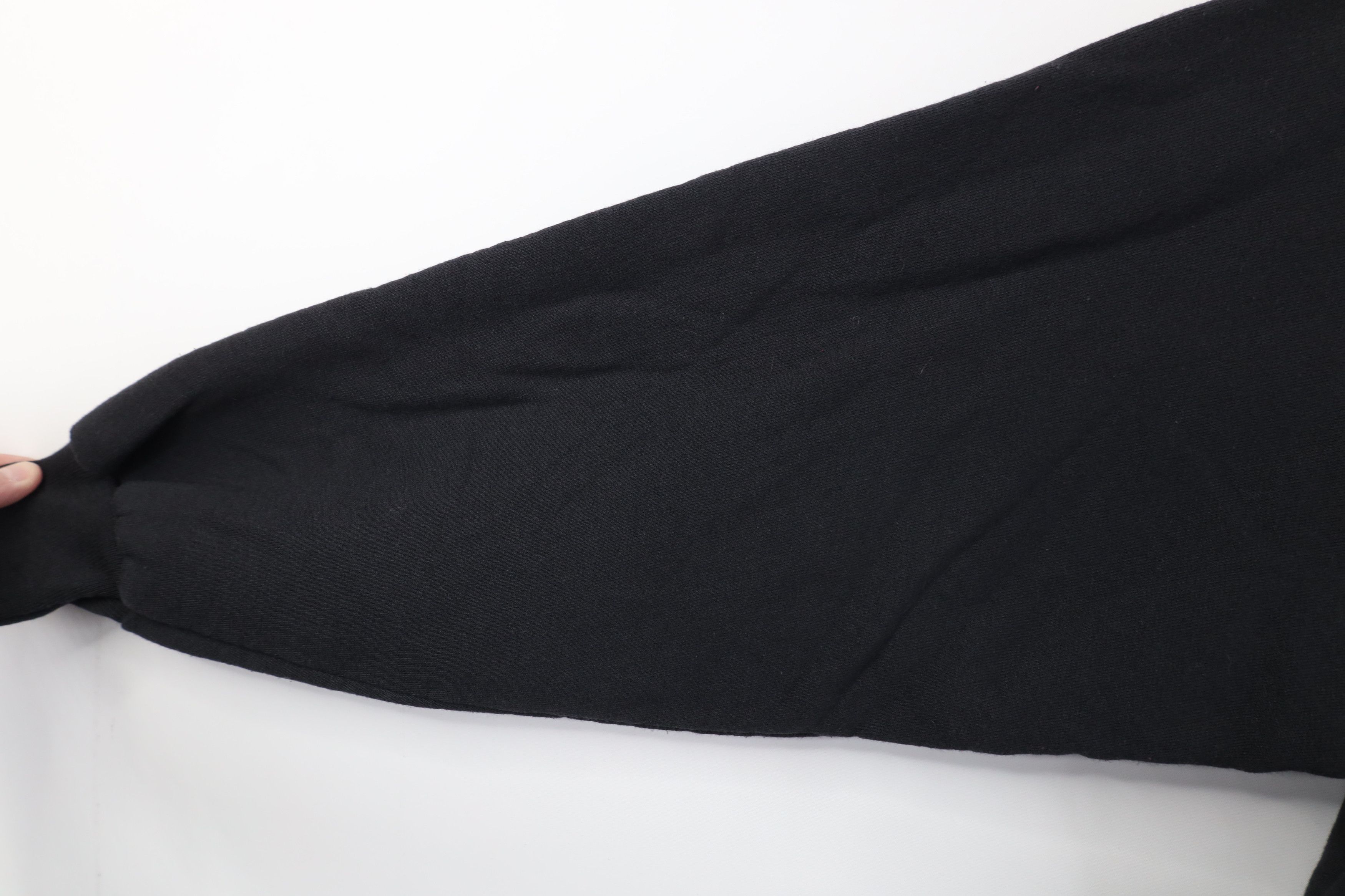 Vintage Vintage 90s Streetwear Blank Crewneck Sweatshirt Black Size XL / US 12-14 / IT 48-50 - 7 Thumbnail
