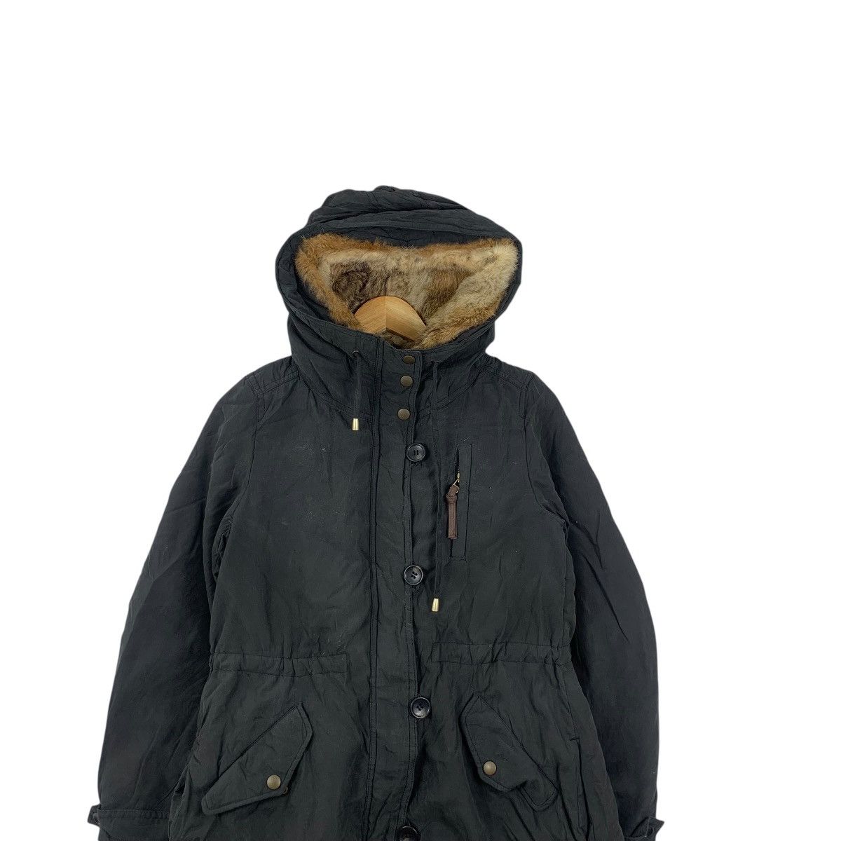 SHIPS SHIPS JAPAN Faux Fur Shearling Parka Heavy Coat Jacket Size S / US 4 / IT 40 - 2 Thumbnail