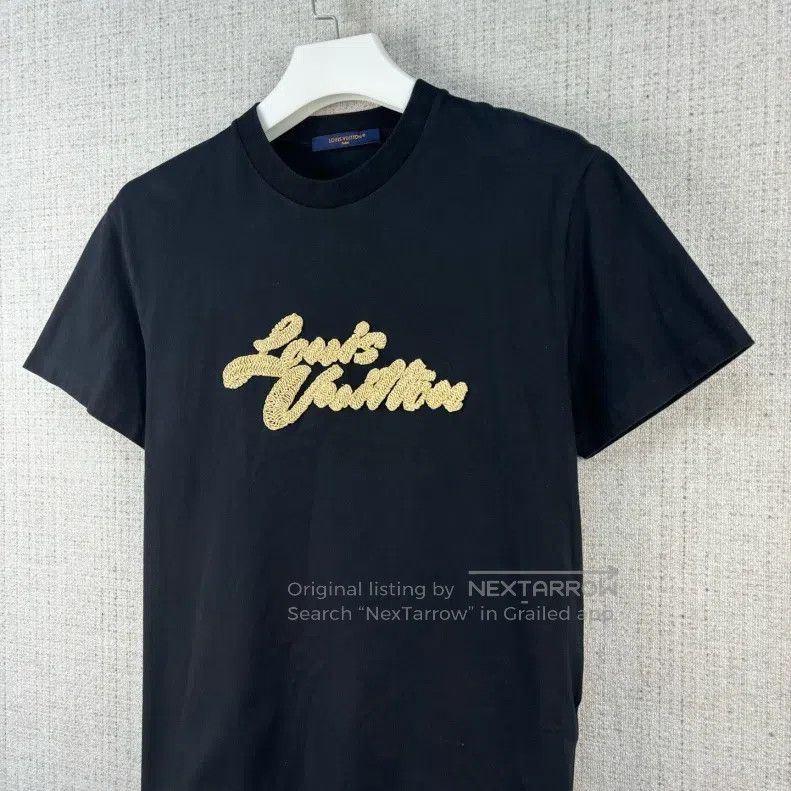 Louis Vuitton Louis Vuitton SS25 embroidered monogram logo round neck sh Size US S / EU 44-46 / 1 - 2 Thumbnail