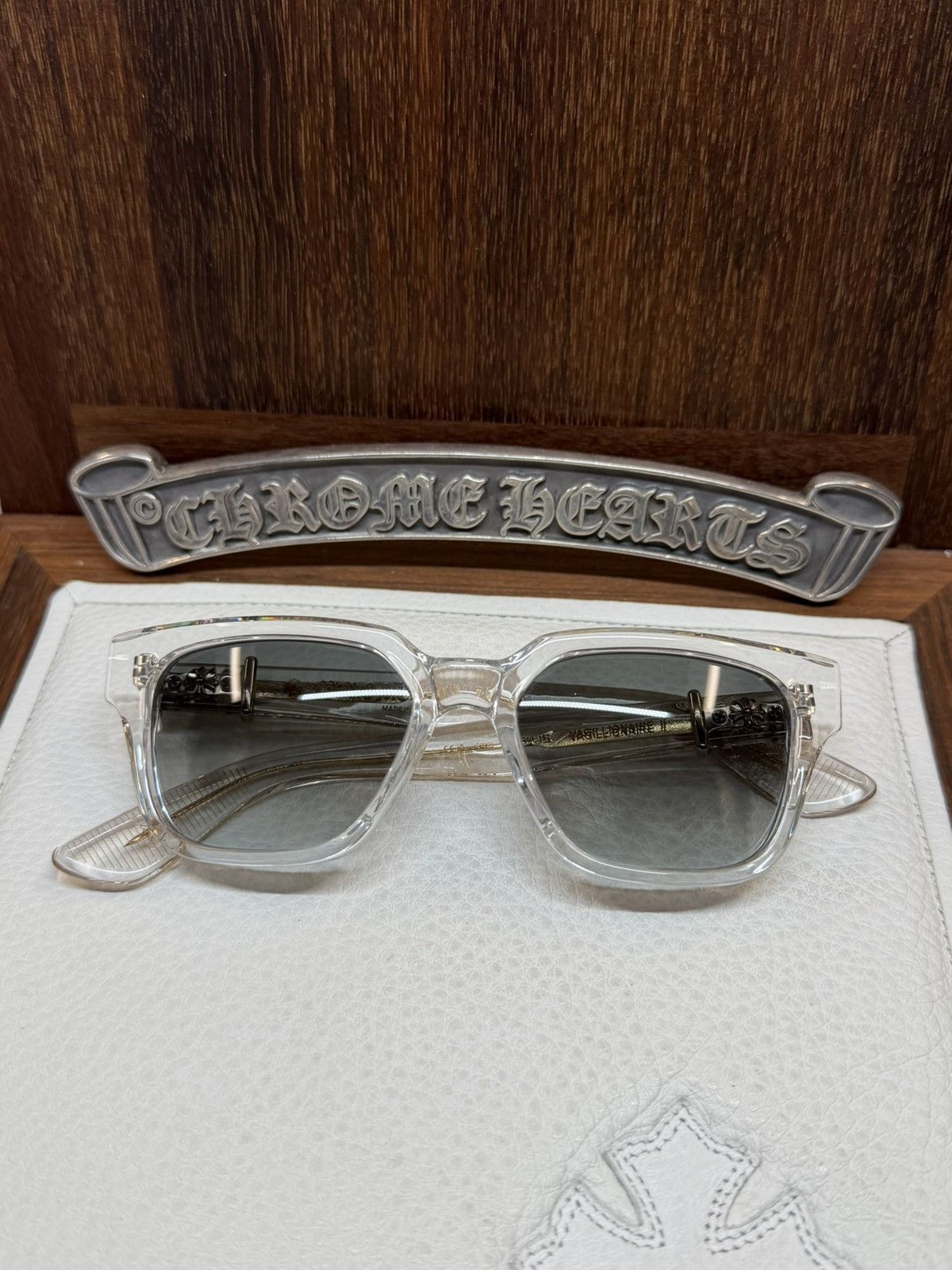 Chrome Hearts Chrome Hearts Vagillionaire II Glasses Size ONE SIZE - 4 Thumbnail