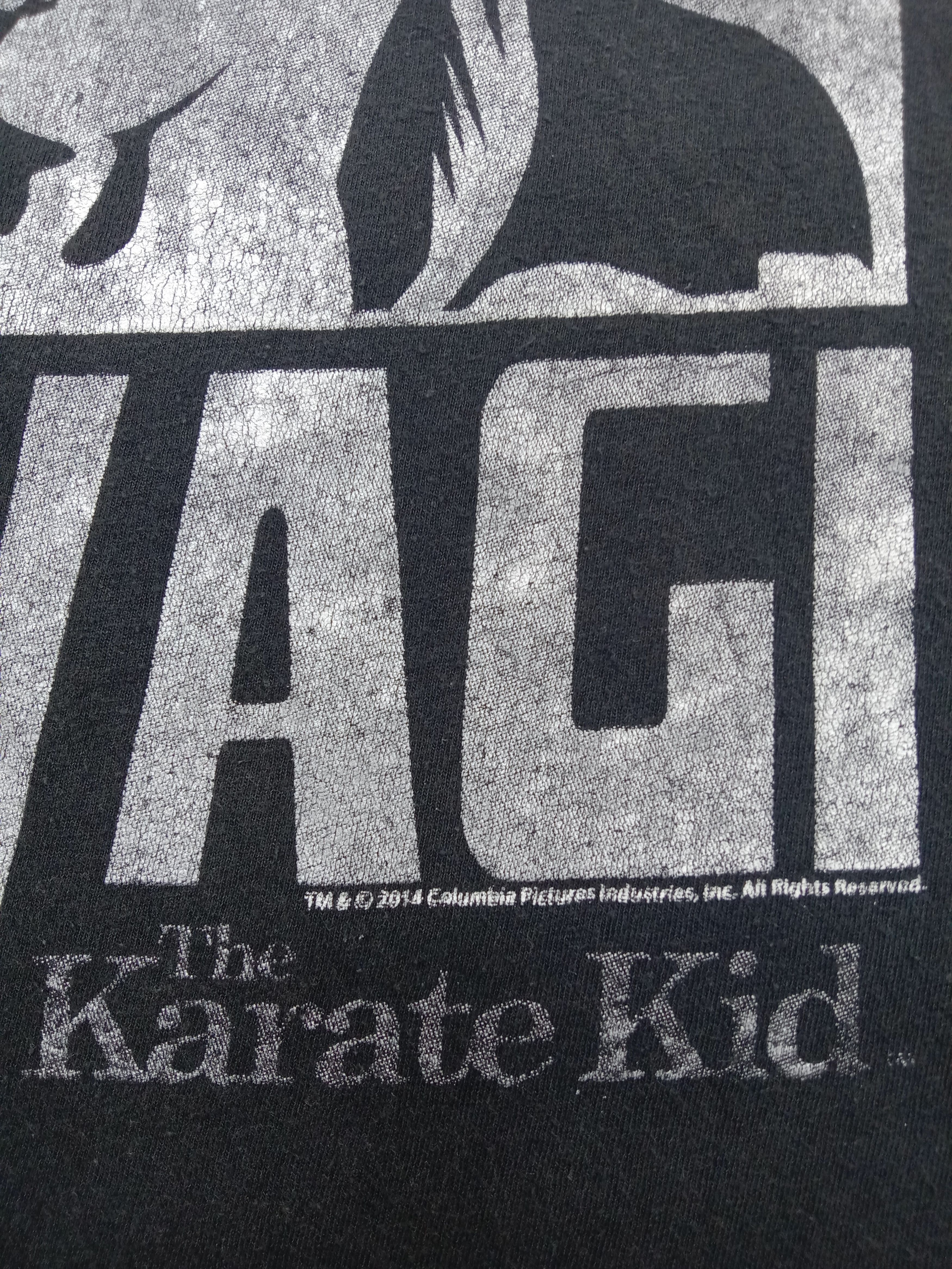 Japanese Brand Vintage Movie The Karate Kid Master MIYAGI Over Printed Tee Size US L / EU 52-54 / 3 - 6 Thumbnail