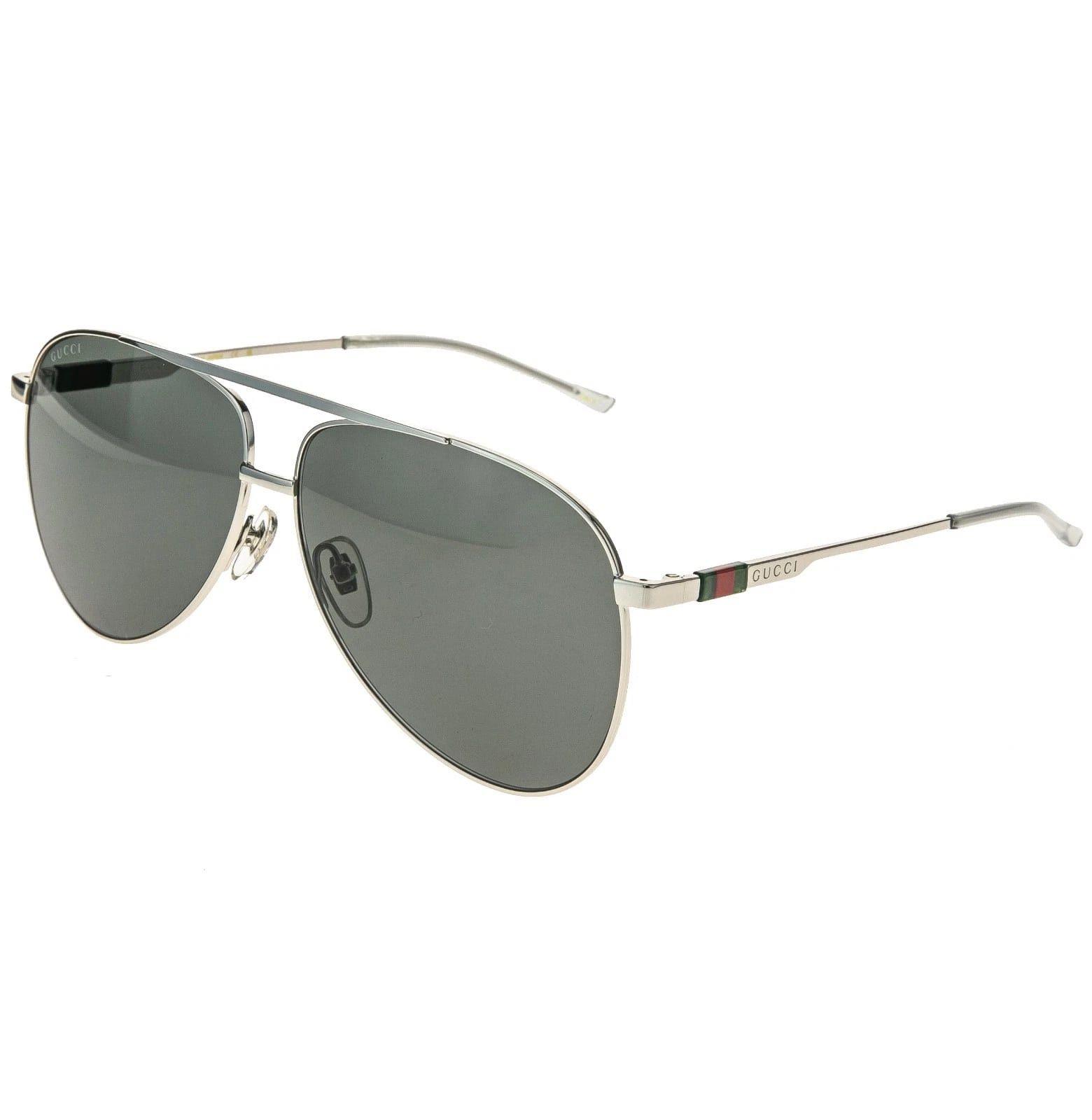 Gucci GUCCI GG1677S Stripe 1677 Sport Aviator Sunglasses 001 Size ONE SIZE - 4 Thumbnail