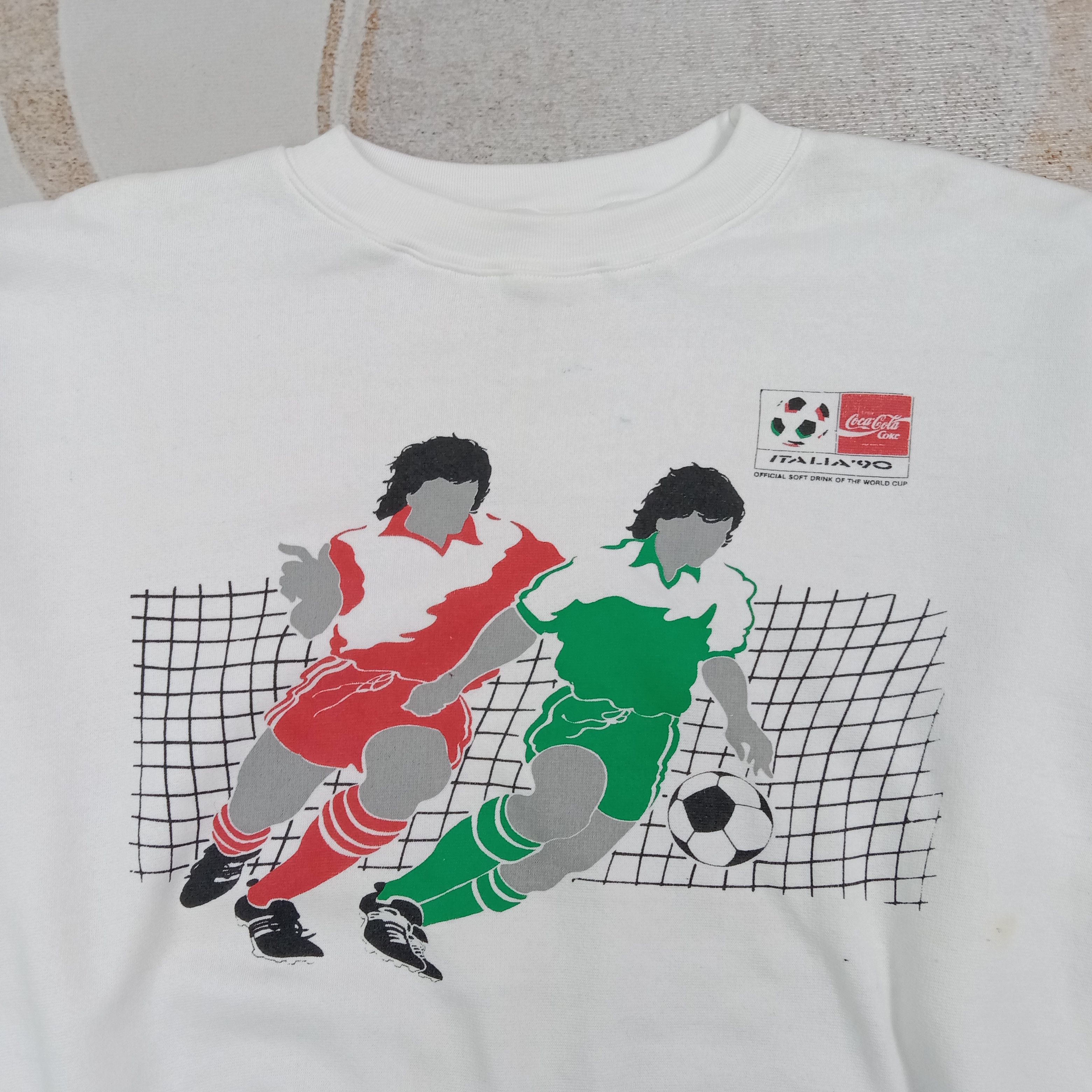 Coca Cola Coca Cola Italia'90 World Cup Sweatshirt C270N15 Size US XL / EU 56 / 4 - 2 Thumbnail