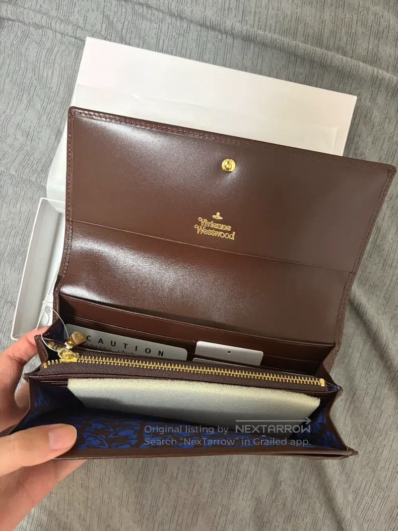 Vivienne Westwood vivienne westwood Long Brown Wallet, Multi-Card Slots, Lar Size ONE SIZE - 2 Thumbnail