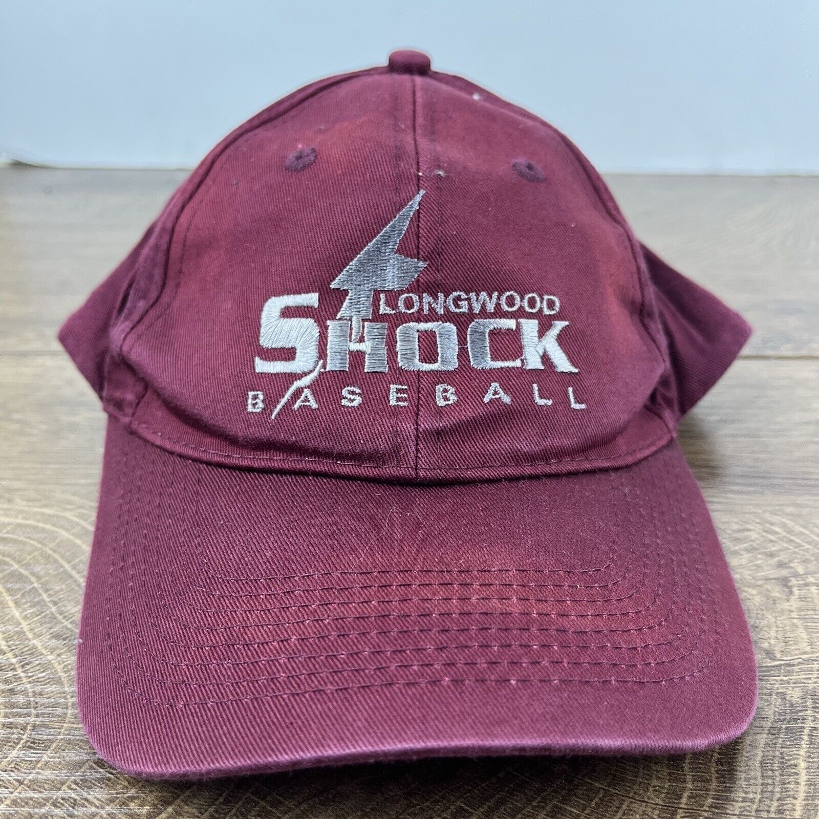 Other Longwood Shock Baseball Hat Red Hat Adjustable Hat Red Adult Size ONE SIZE - 5 Thumbnail