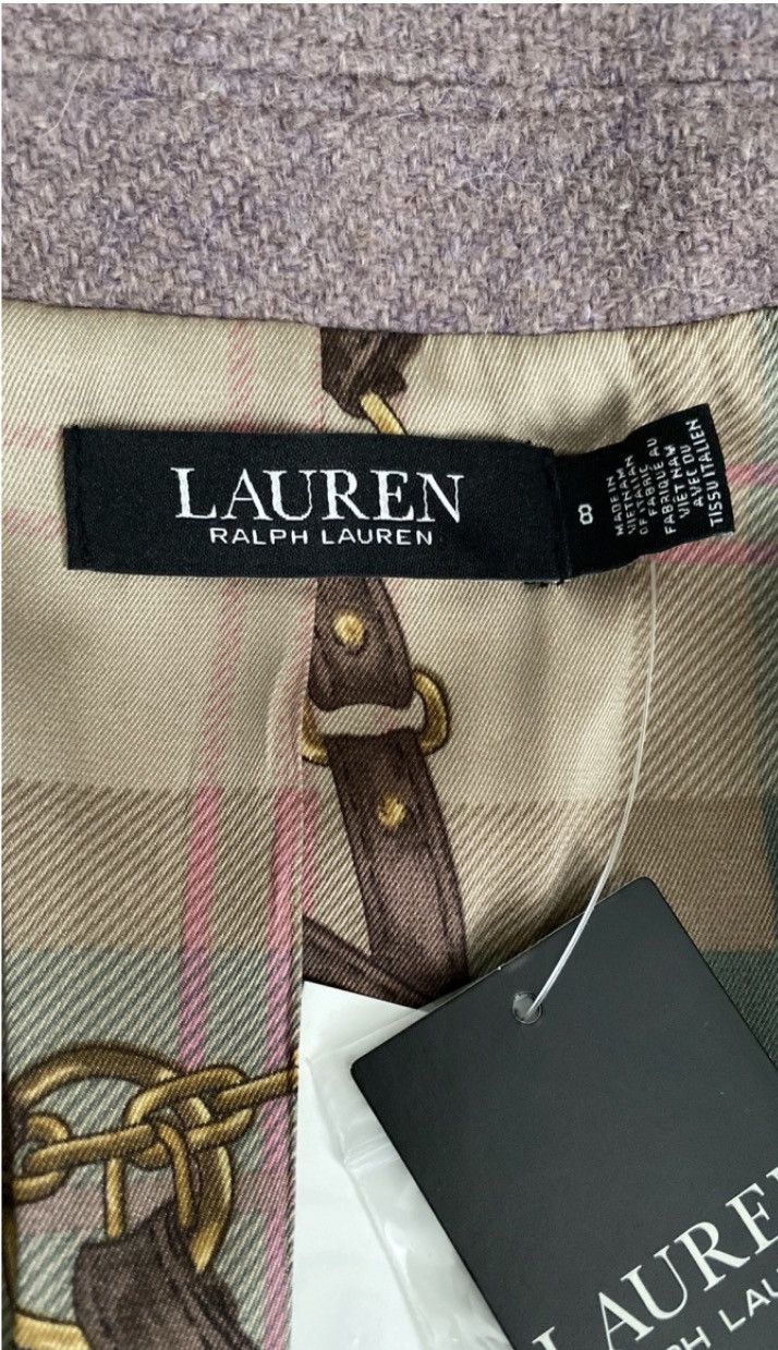 Ralph Lauren Ralph Lauren women's light purple herringbone blazer Size M / US 6-8 / IT 42-44 - 8 Thumbnail