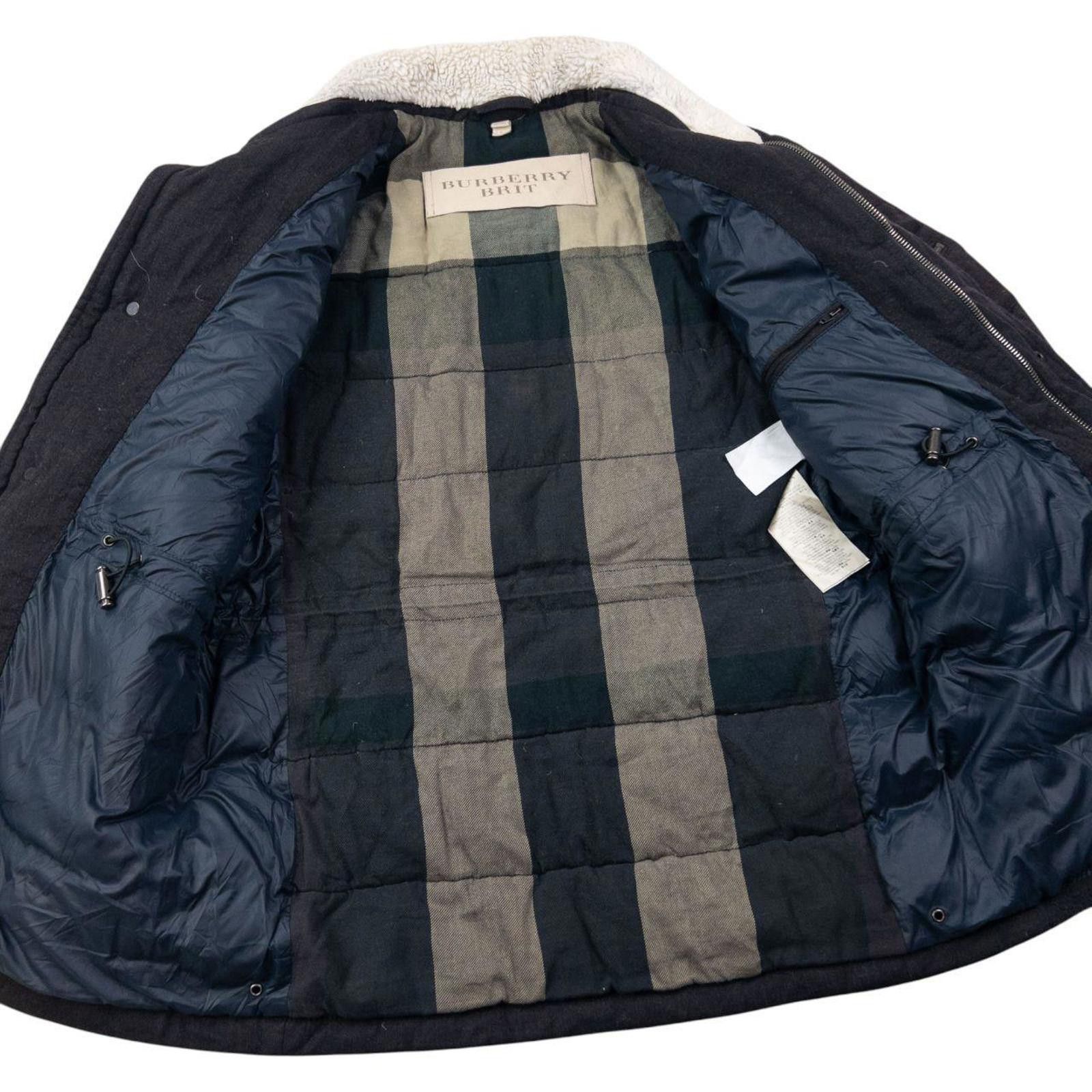 Burberry Burberry Brit Fleece Collar Padded Jacket Size S Size US S / EU 44-46 / 1 - 5 Thumbnail