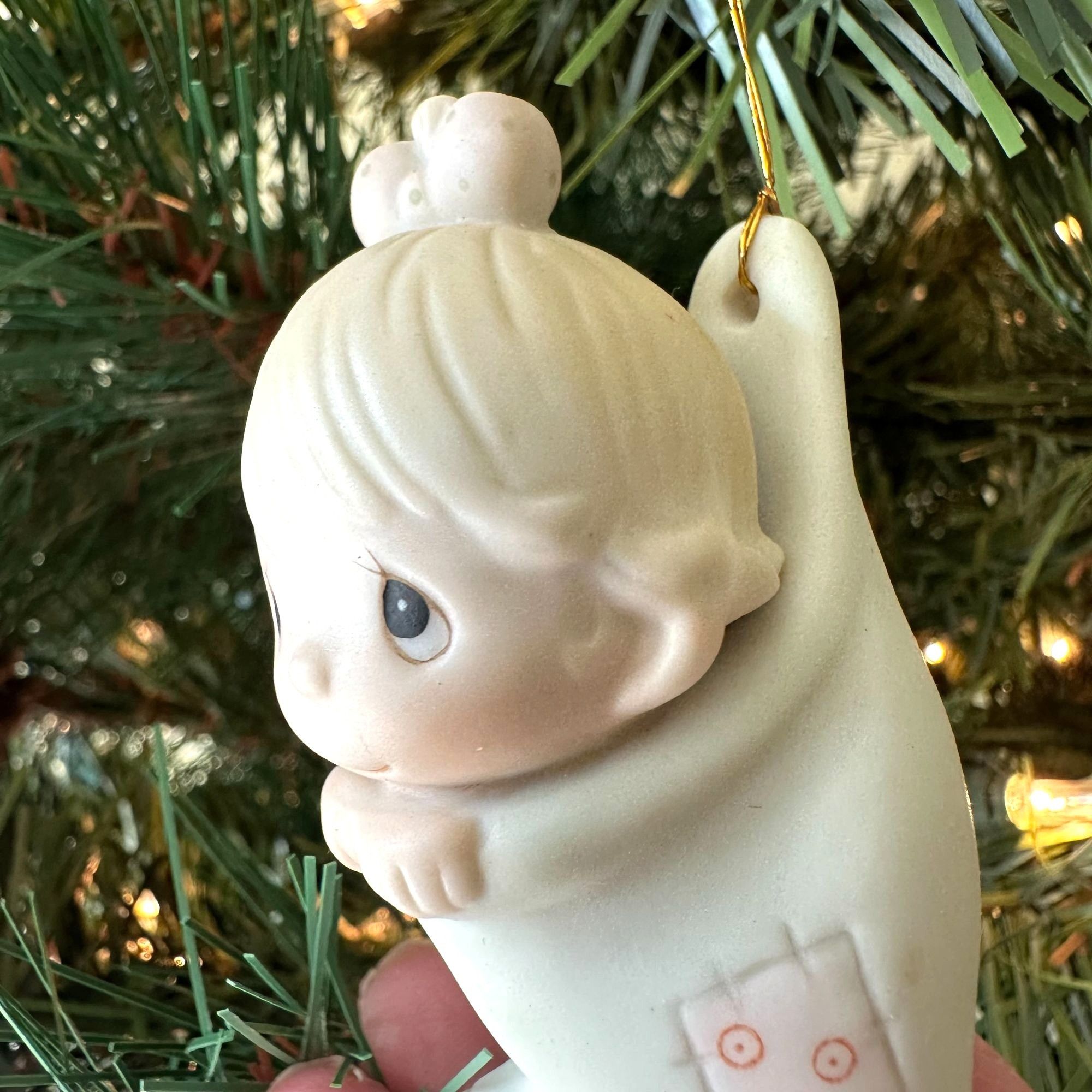 Vintage Vtg1982 Precious Moments Babys First Christmas Tree Ornament Size ONE SIZE - 7 Thumbnail