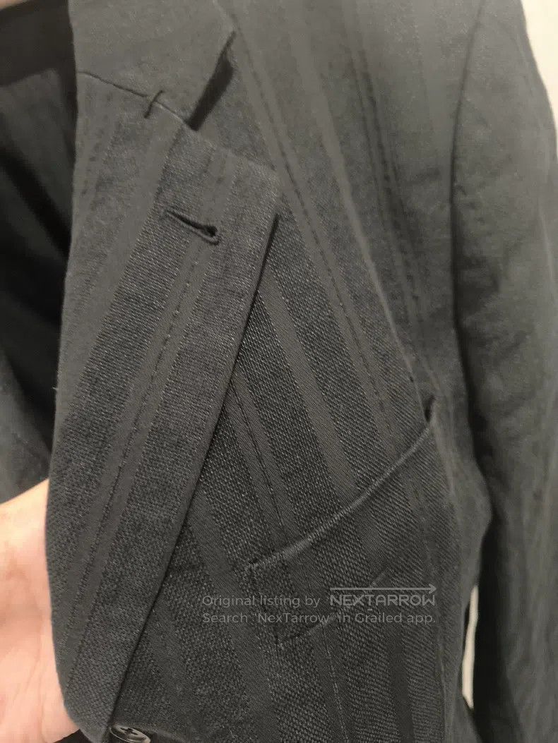 Ann Demeulemeester Ann Demeulemeester size S Dark Craftsman Style Suit Jacket Size 34S - 2 Thumbnail