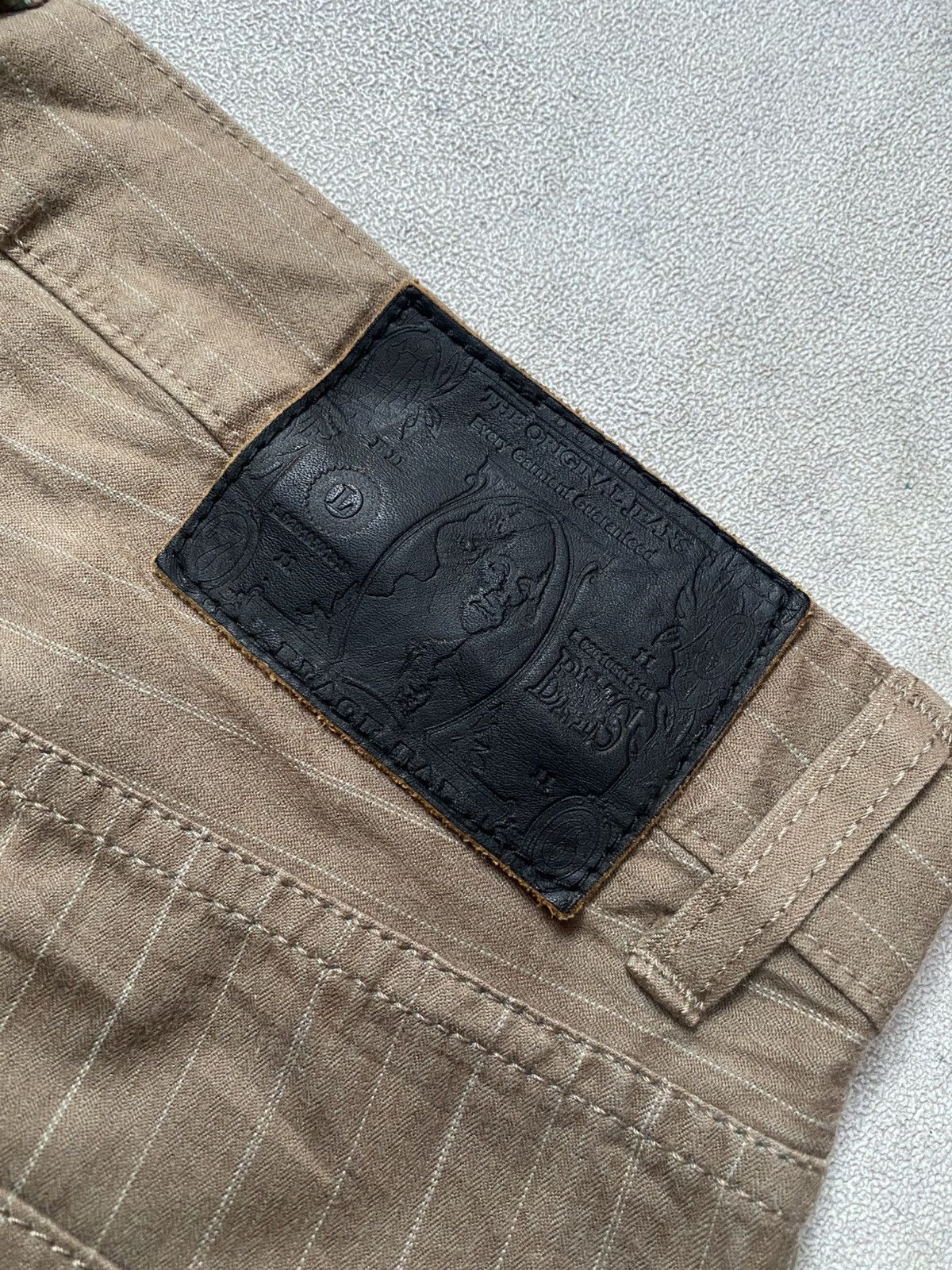 Beams Plus Vintage beams stripe herringbone pants Size US 30 / EU 46 - 10 Thumbnail