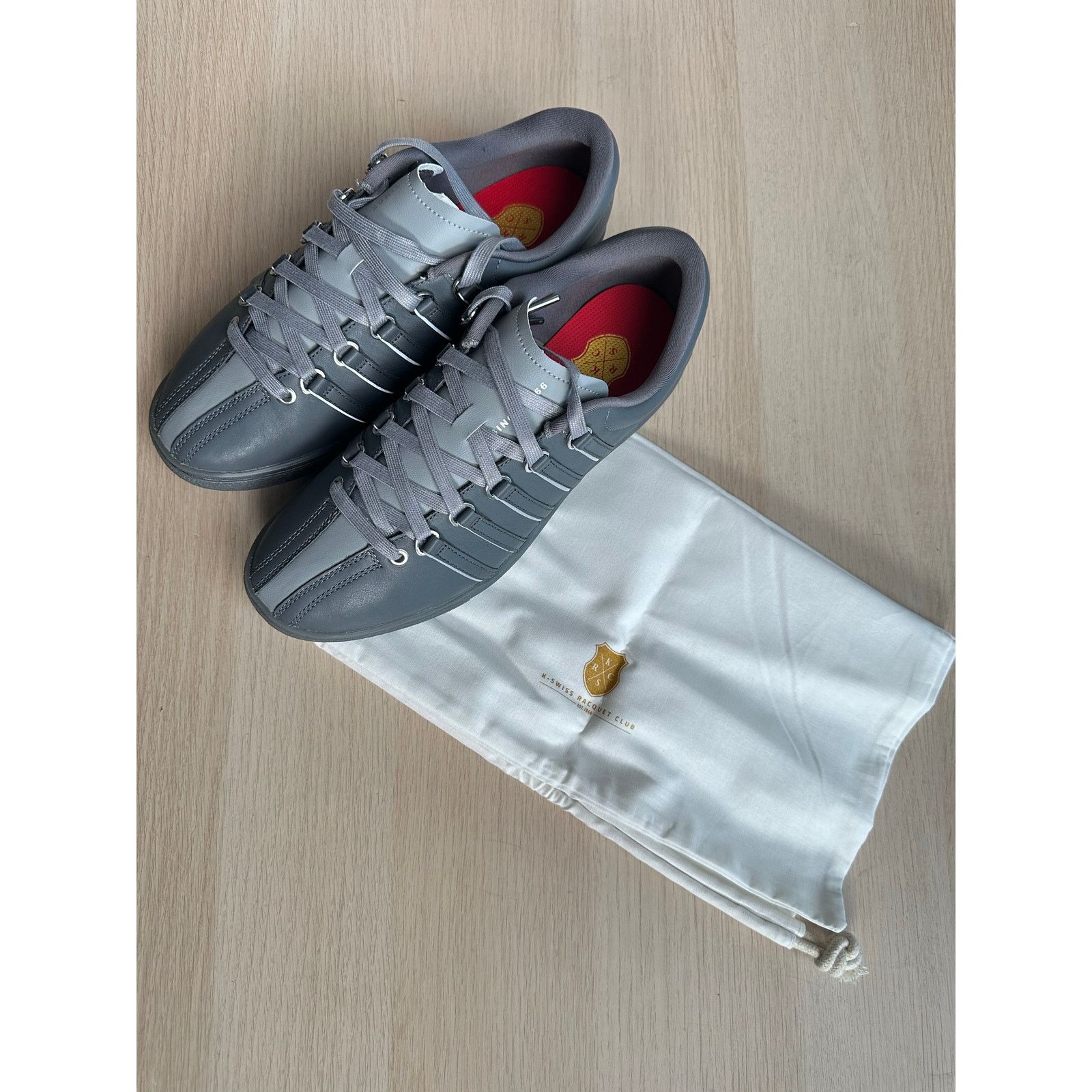 K-Swiss K-Swiss x Anwar Carrots Classic 66 NXT Grey Sneaker-Size 9M Size US 9 / EU 42 - 8 Thumbnail