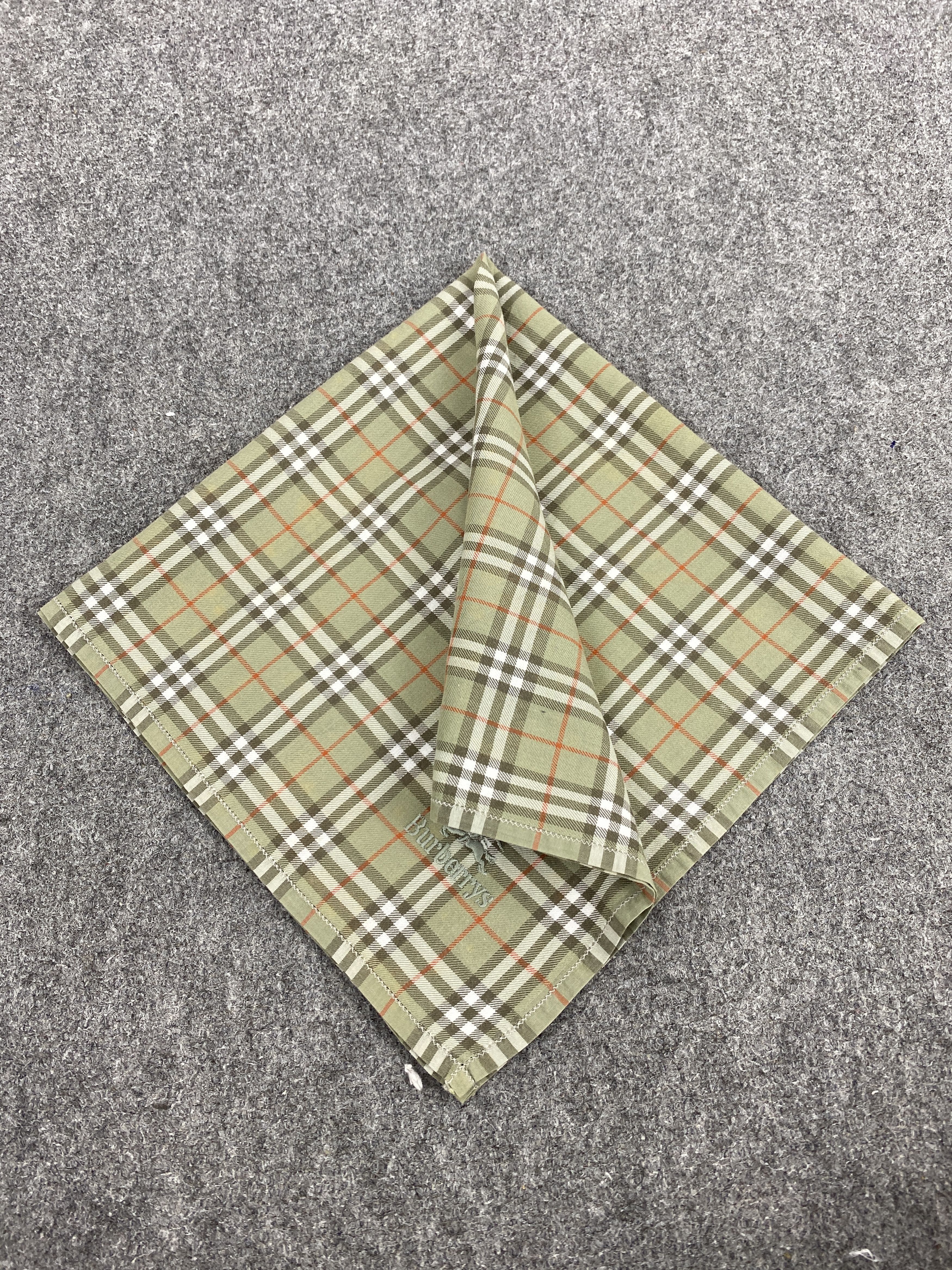 Burberry Vintage Burberry Handkerchief / Neckerchief KT0351 Size ONE SIZE - 3 Thumbnail