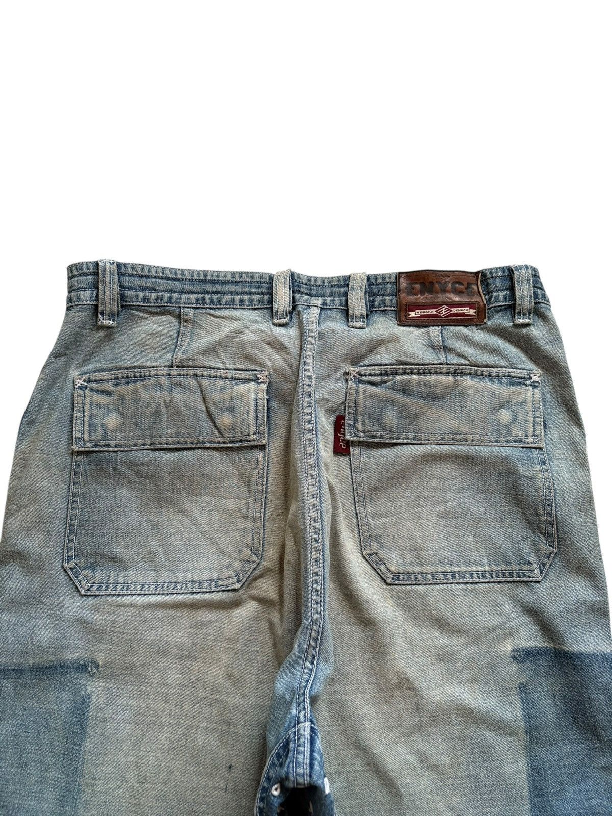 Enyce × Japanese Brand Vintage Japanese Brand Mud Wash Distress Rip Wide Leg Jean Size US 36 / EU 52 - 8 Thumbnail