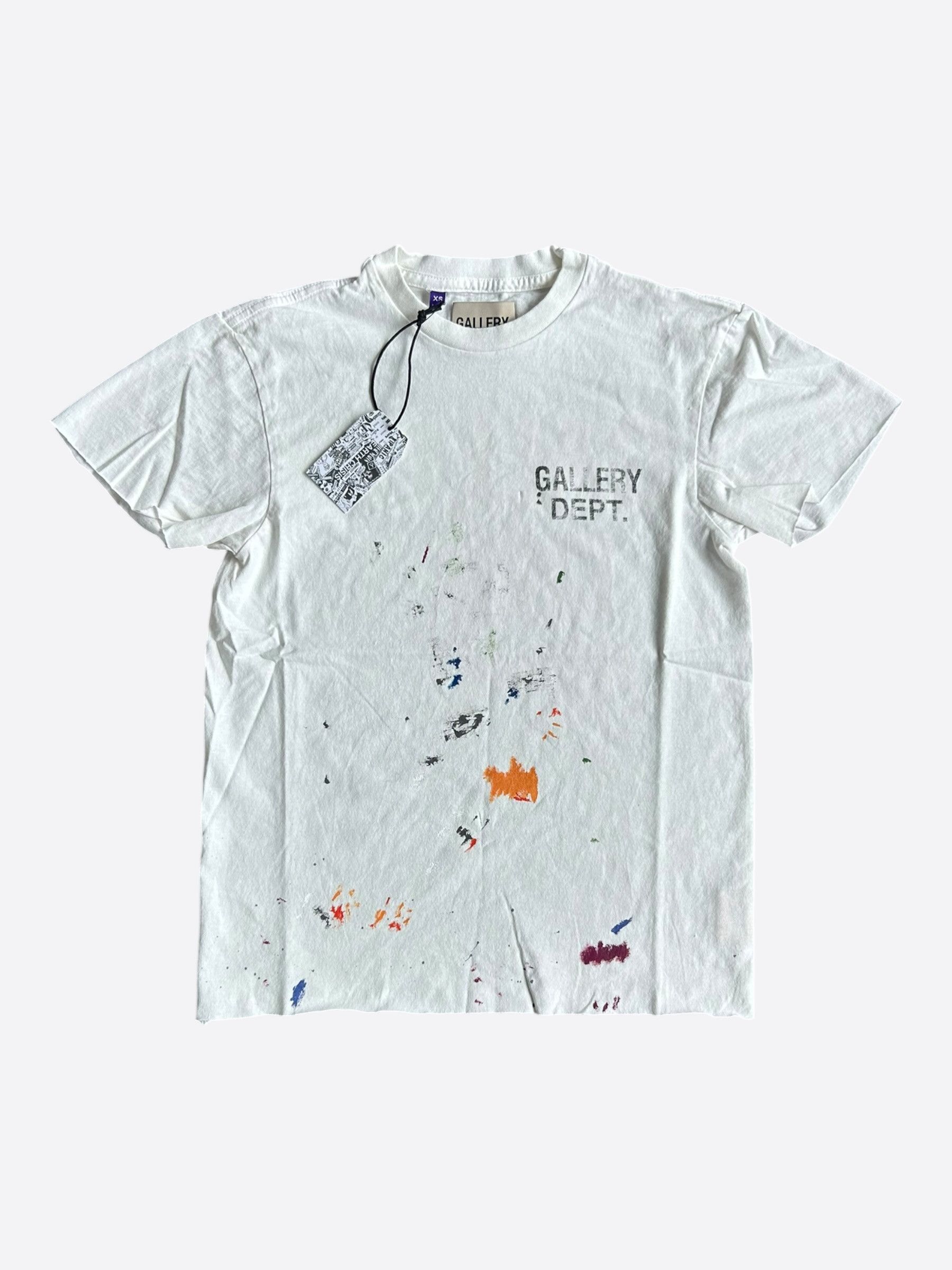 Gallery Dept. Gallery Dept White Paint Splatter Boardwalk T-Shirt Size US XS / EU 42 / 0 - 1 Thumbnail