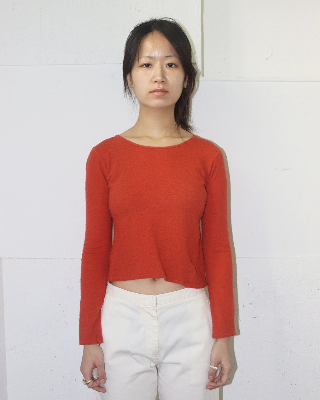Maison Margiela Martin Margiela by Miss Deanna 90s No.6 Lana Wool Crop Top Size S / US 4 / IT 40 - 2 Thumbnail
