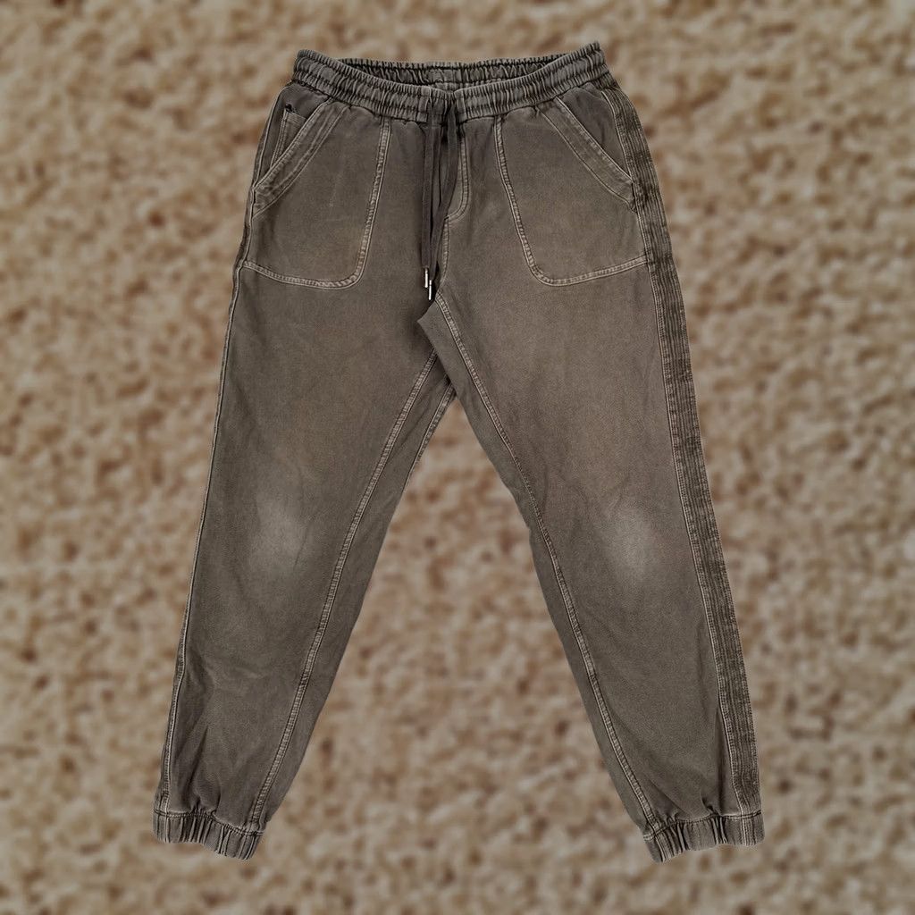 Athleta Athleta Farallon Jogger Pants Womens 8 Brown Twill Elastic Waist Pockets Casual Travel Size 30" / US 8 / IT 44 - 1 Thumbnail