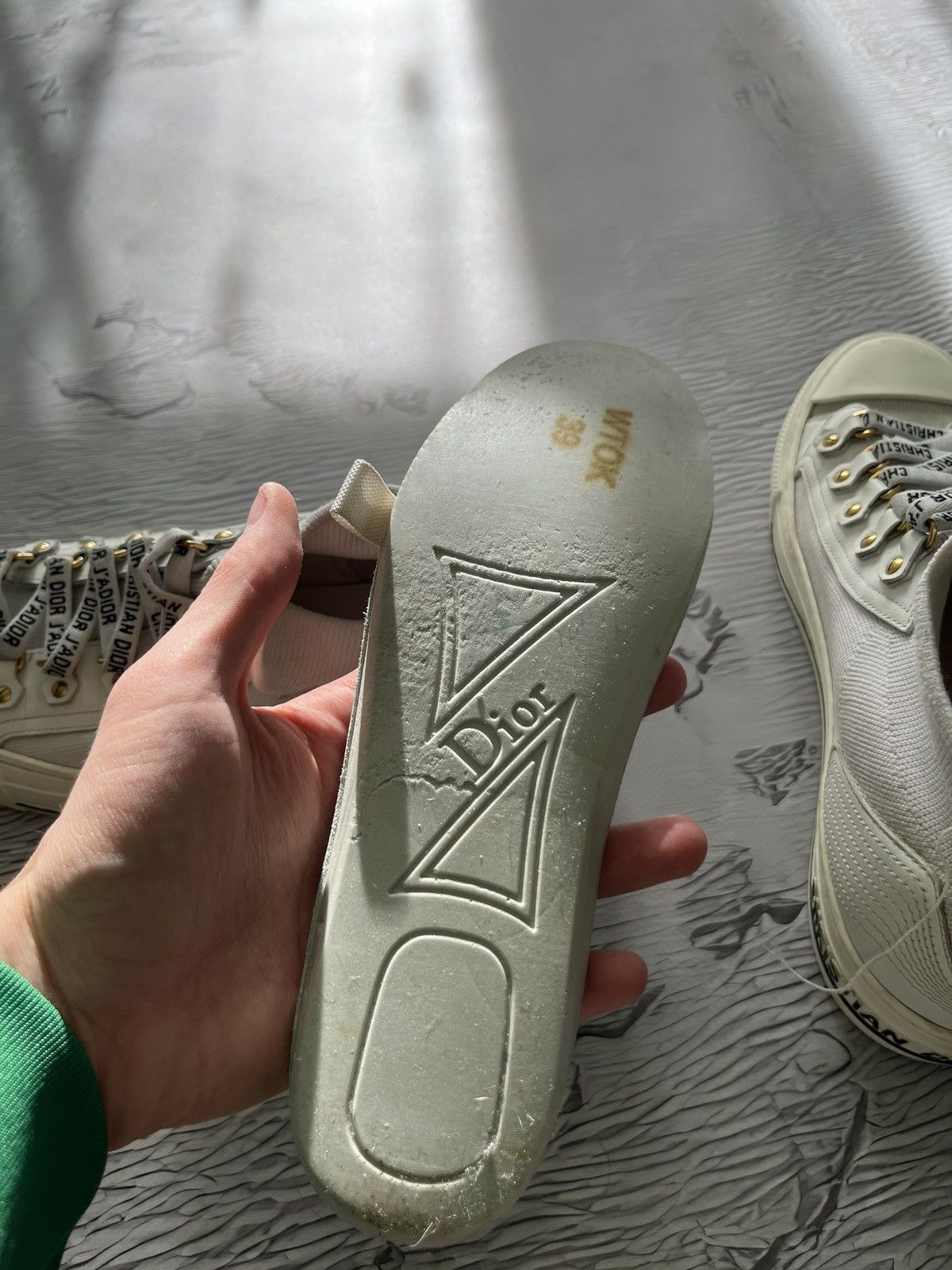 Dior Womens Walk'n Christian Dior Technical Oblique Sneakers Size US 8.5 / IT 38.5 - 10 Thumbnail