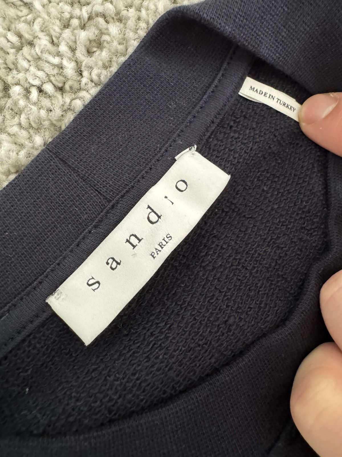 Sandro Sandro Paris "Rêveur" Sweatshirt Size US XXS / EU 40 - 3 Thumbnail