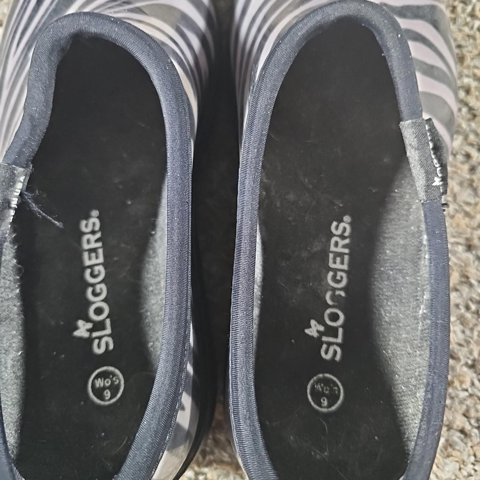 Louisville Slugger Sloggers Zebra Striped Made In USA Sz 9 Slip On Shoes Size US 9 / IT 39 - 4 Thumbnail