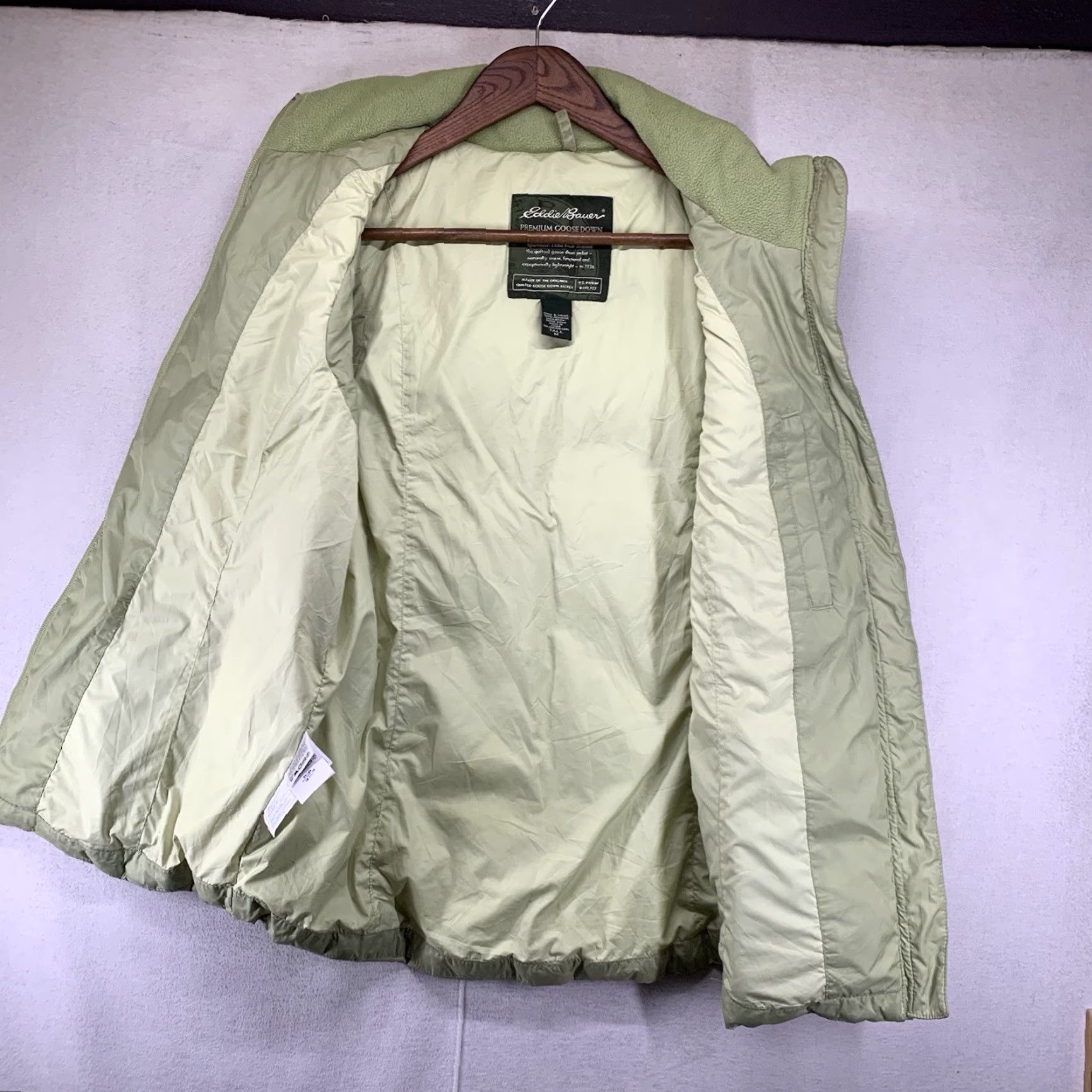 Eddie Bauer Eddie Bauer Puffer Vest Mens Medium Tall Light Lime Green Premium Goose Down Size US M / EU 48-50 / 2 - 3 Thumbnail