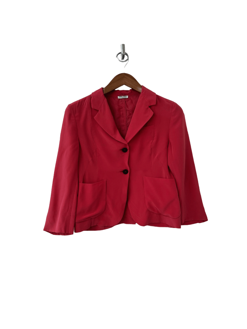Miu Miu Miu miu Silk Blazer 38 Size XS / US 0-2 / IT 36-38 - 1 Thumbnail