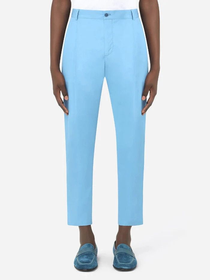 Dolce & Gabbana o1y0125 Casual Pant in Light Blue Size US 28 / EU 44 - 2 Thumbnail