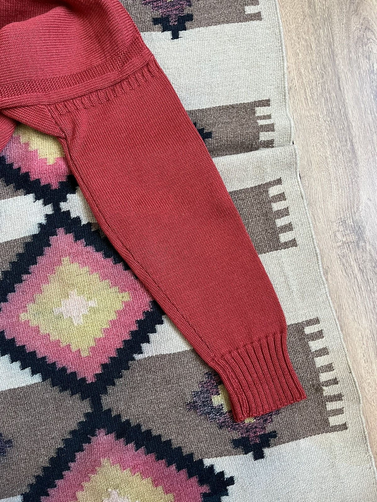 Le Tricoteur Guernsey Traditional Guernsey Le Tricoteur Orange Wool Jumper Sweater Size US M / EU 48-50 / 2 - 7 Thumbnail