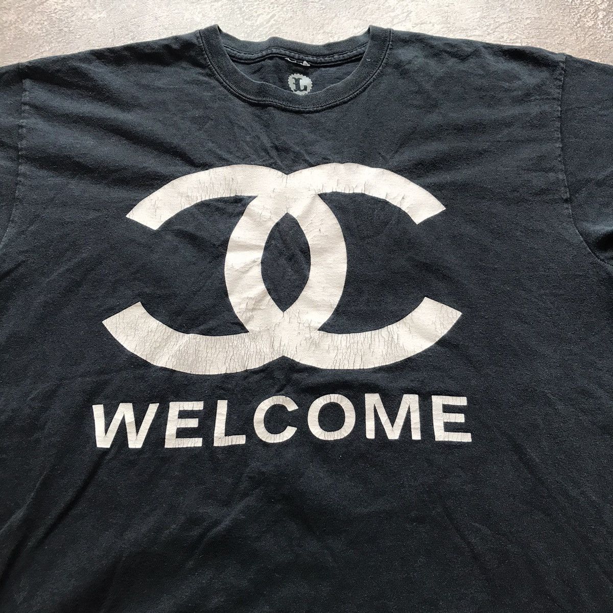 Vintage Vintage Y2K Parody Logo Graphic Tee Streetwear Swag Slim L Size US L / EU 52-54 / 3 - 3 Thumbnail