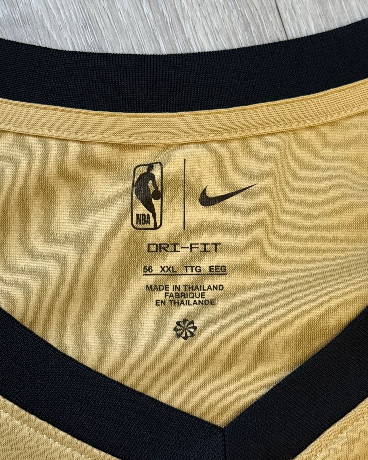 NBA × Nike × October's Very Own Nike OVO Toronto Raptors City Edition Basketball Jersey XXL Size US XXL / EU 58 / 5 - 11 Thumbnail