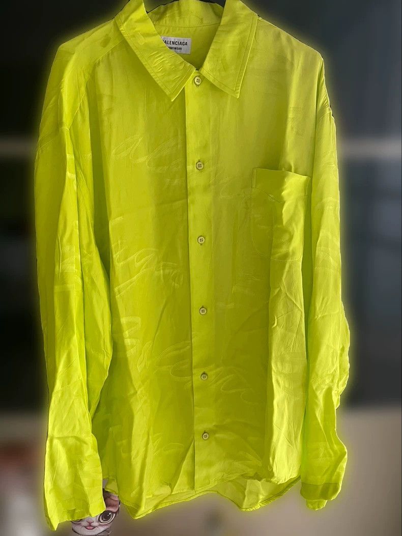 Balenciaga yellow shirt 2502-Nextarrow