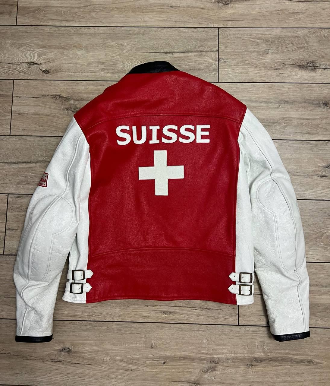 Other Motorcycle Bikers World Swiss Suisse Leather Jacket 2XL Size US XXL / EU 58 / 5 - 1 Thumbnail