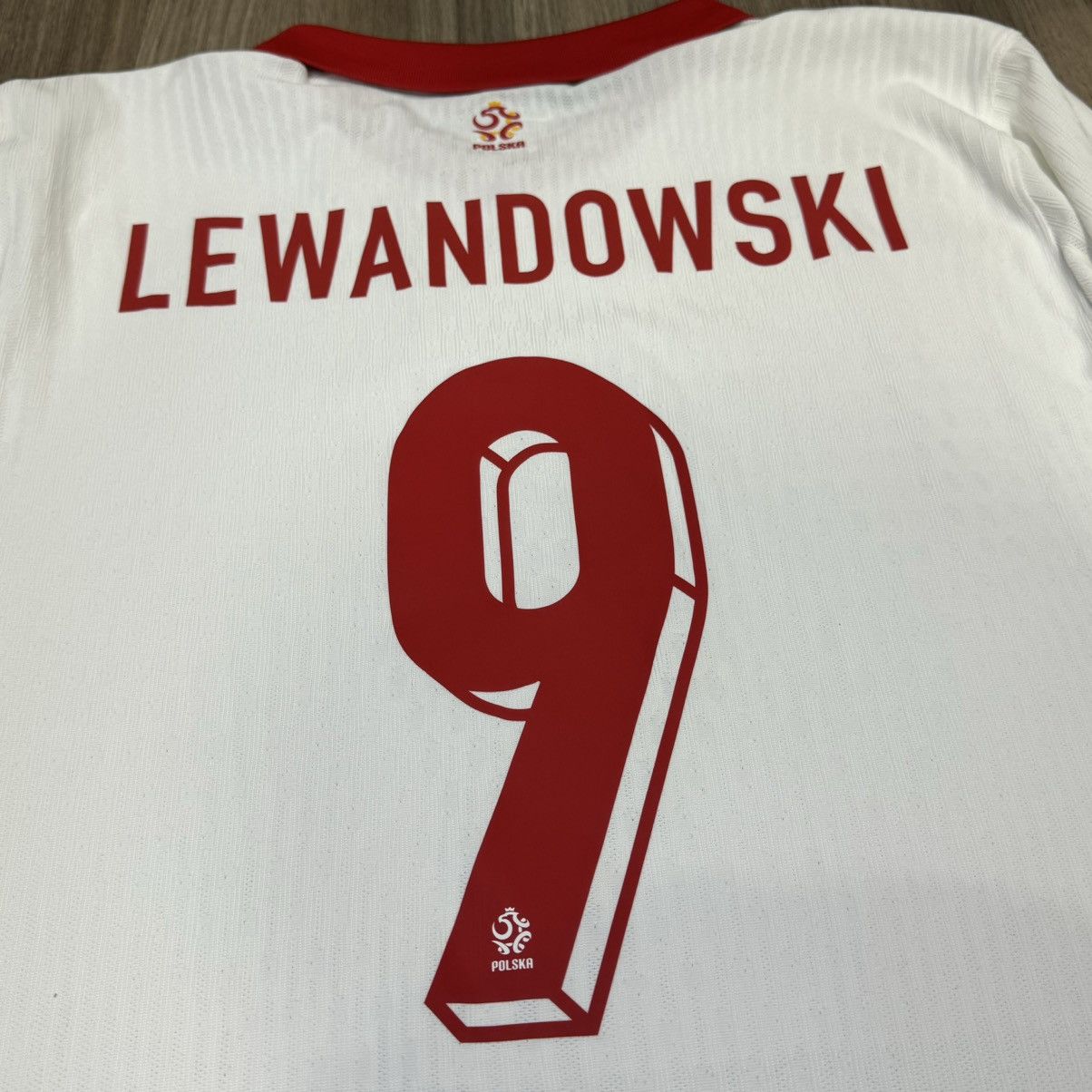 Nike Poland Euro2024 player issue home shirt #9 Lewandowski(bnwt) Size US XL / EU 56 / 4 - 5 Thumbnail