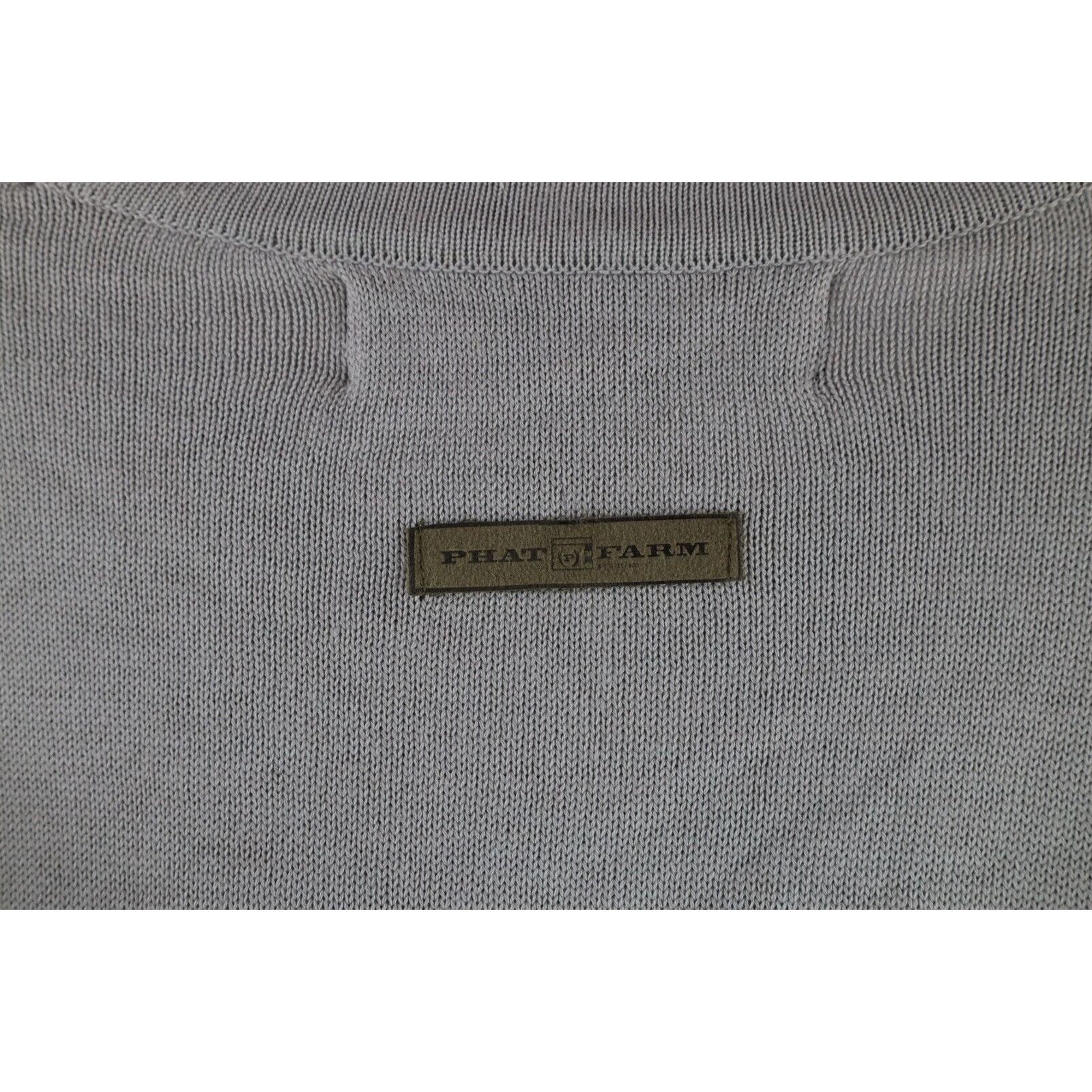 Phat Farm × Vintage NOS Vintage 90s Phat Farm Striped Script Knit Sweater Size US XXL / EU 58 / 5 - 7 Thumbnail
