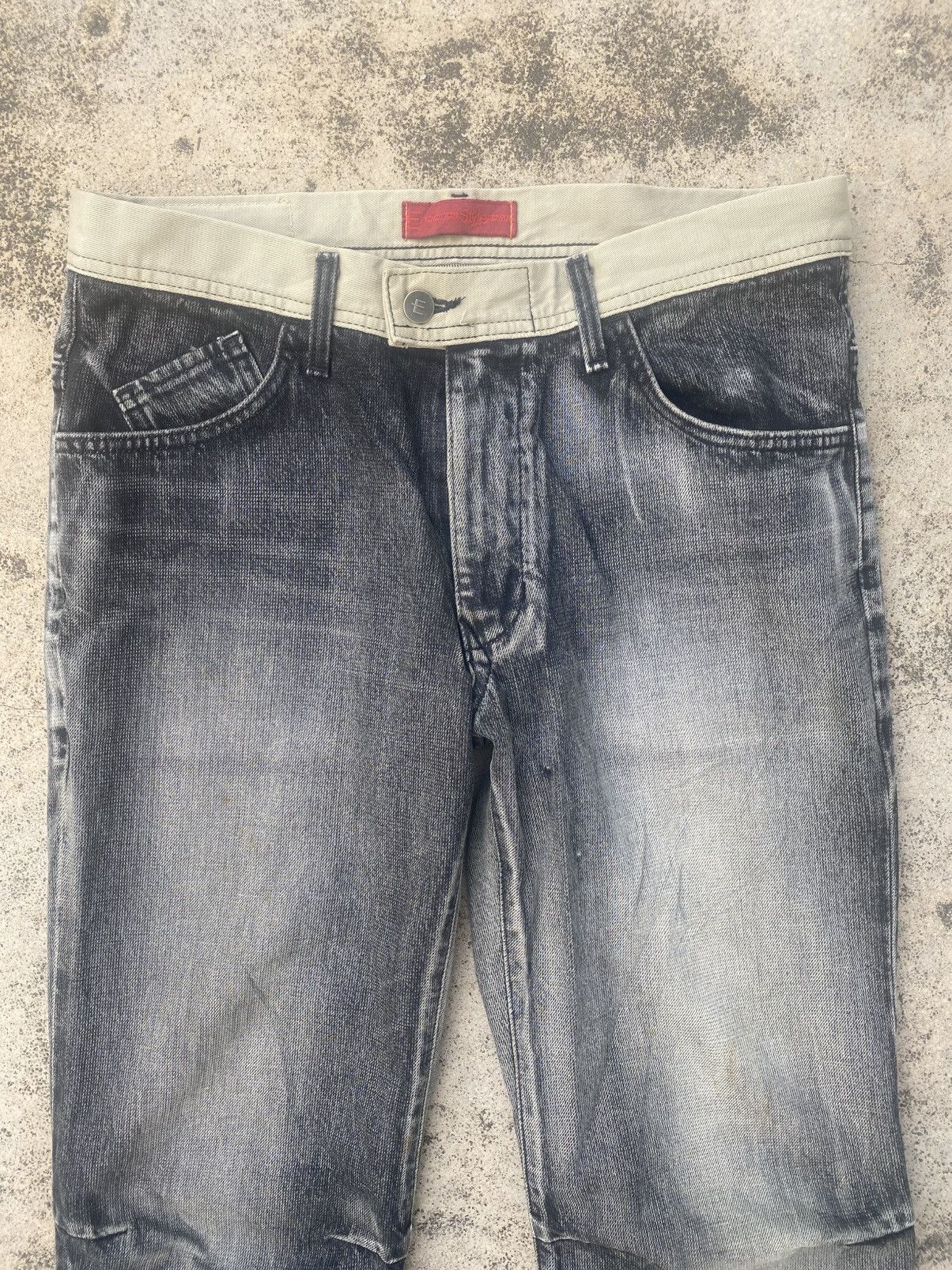 If Six Was Nine × Tornado Mart Flare Jeans Eswin Function Faded Washed Size US 32 / EU 48 - 4 Thumbnail