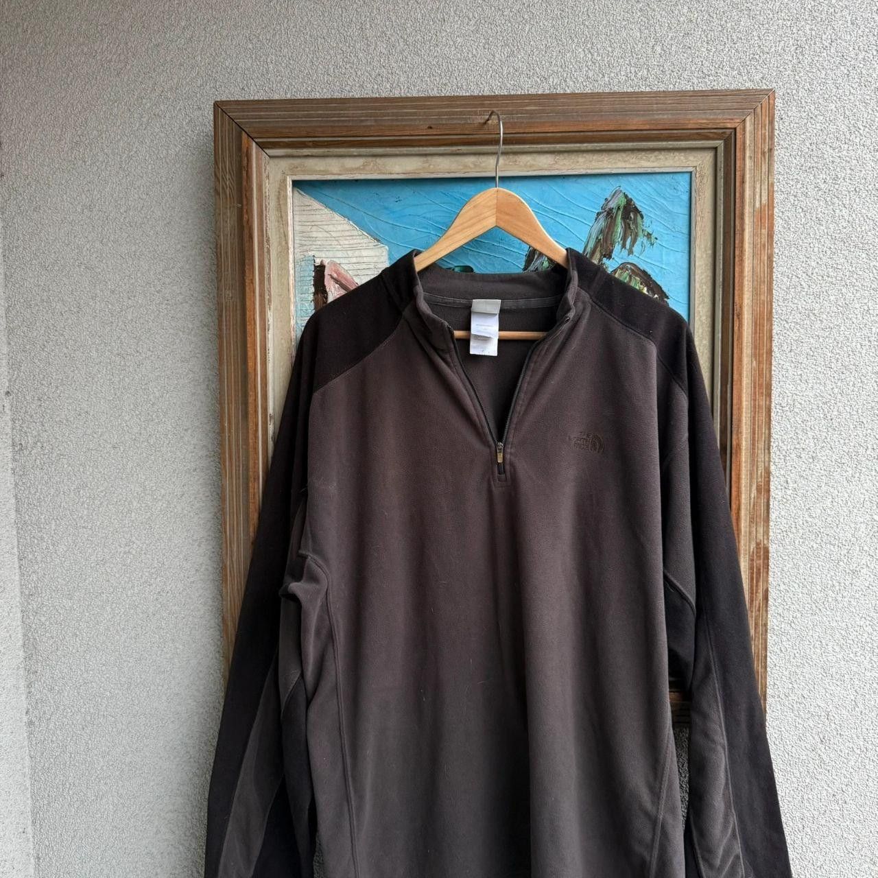 The North Face The North Face Black Grey Half Zip Fleece Size US M / EU 48-50 / 2 - 3 Thumbnail