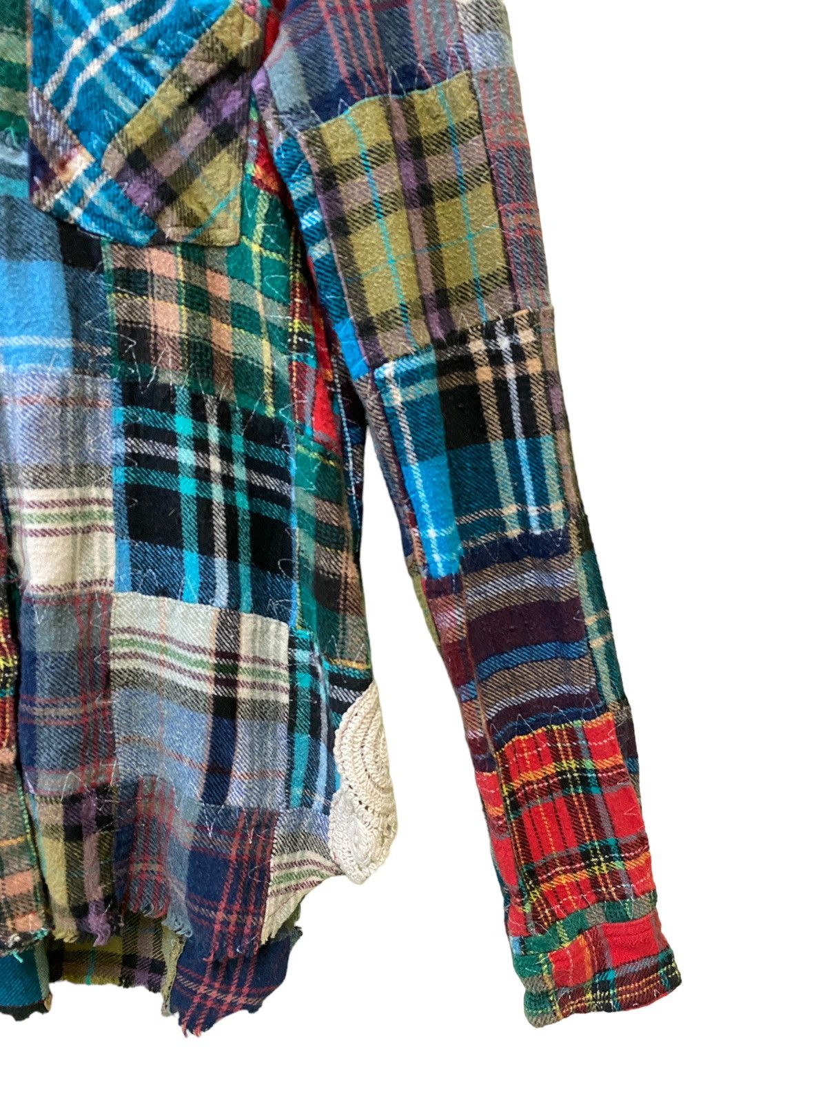Designer × Japanese Brand × Vintage WE TGE FREE Patchworks Rebuild Flannel Size US XS / EU 42 / 0 - 5 Thumbnail