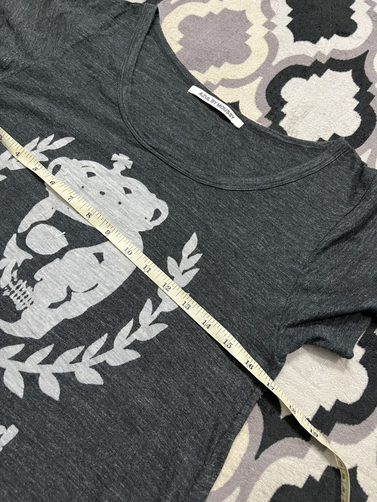 Isamu Katayama Backlash Azul by moussy distressed dark ruler! Asymmetric tshirt Size US M / EU 48-50 / 2 - 5 Thumbnail
