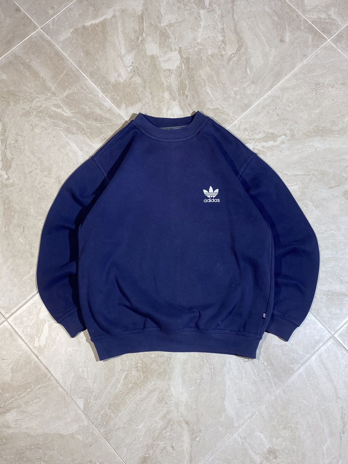 Adidas VINTAGE ADIDAS TREFOIL CREWNECK SWEATSHIRT FADED RETRO 90s Size US M / EU 48-50 / 2 - 1 Thumbnail