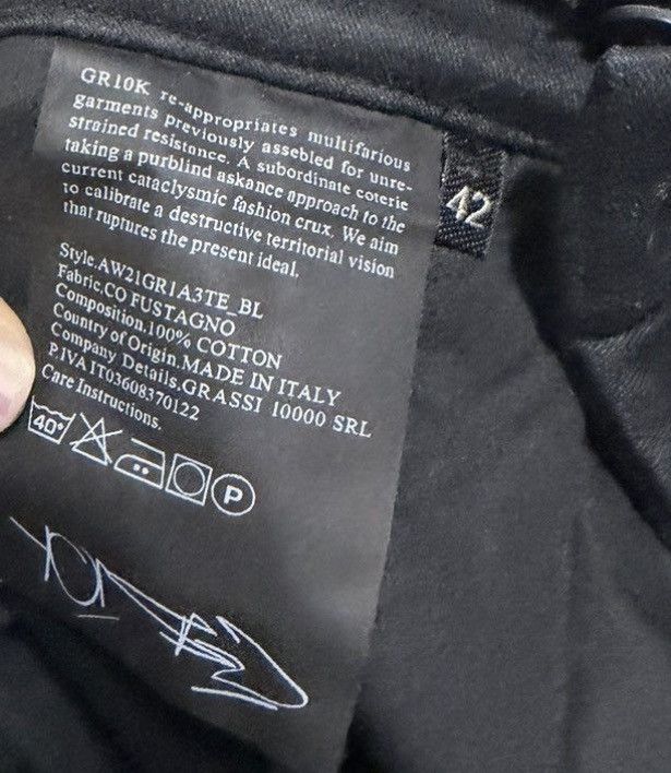 GR10K GR10K Twill Operator Pocket Pants Size 28" / US 6 / IT 42 - 8 Thumbnail